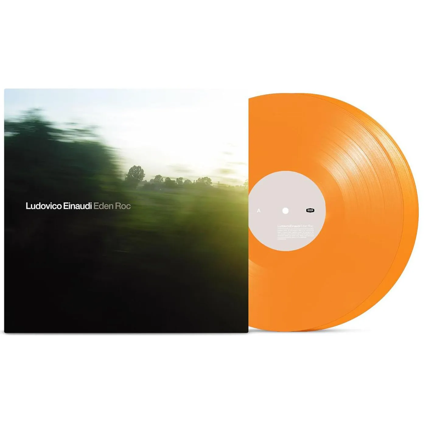 Ludovico Einaudi Eden Roc (2LP/Orange Marble) Vinyl Record