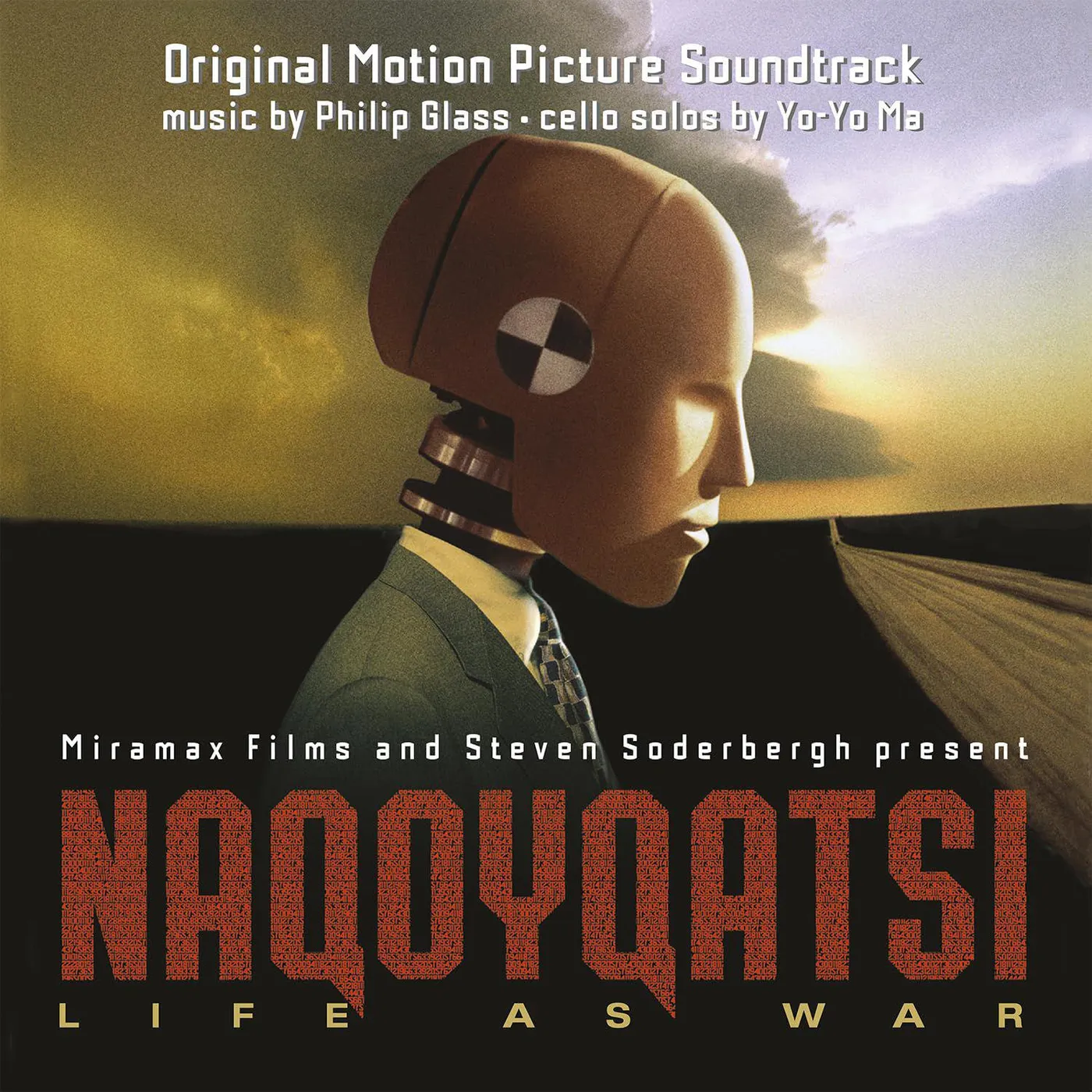 Philip Glass Naqoyqatsi: Life As War (Red/Limited Edition/180 Gram) Vinyl Record