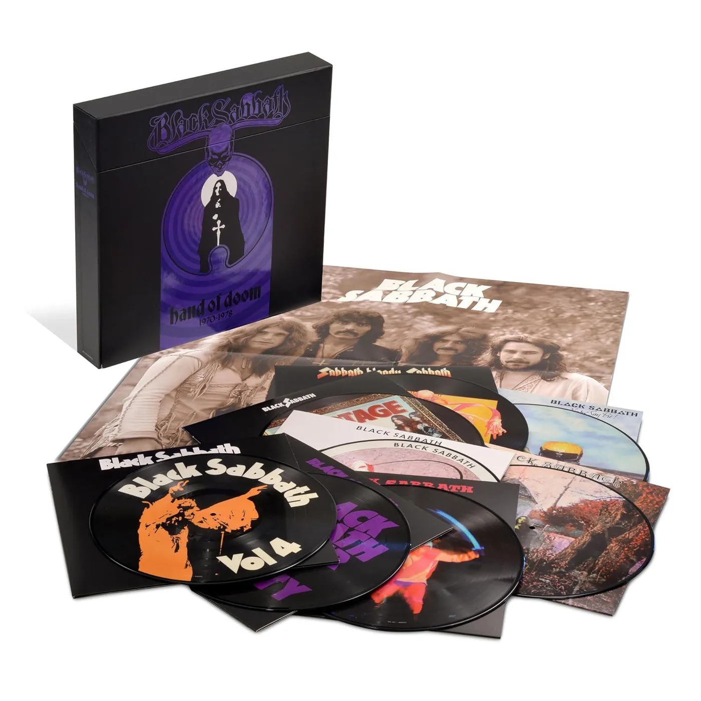 Black Sabbath Hand Of Doom 1970-1978 (Box Set/Picture Disc Collection) Vinyl Record