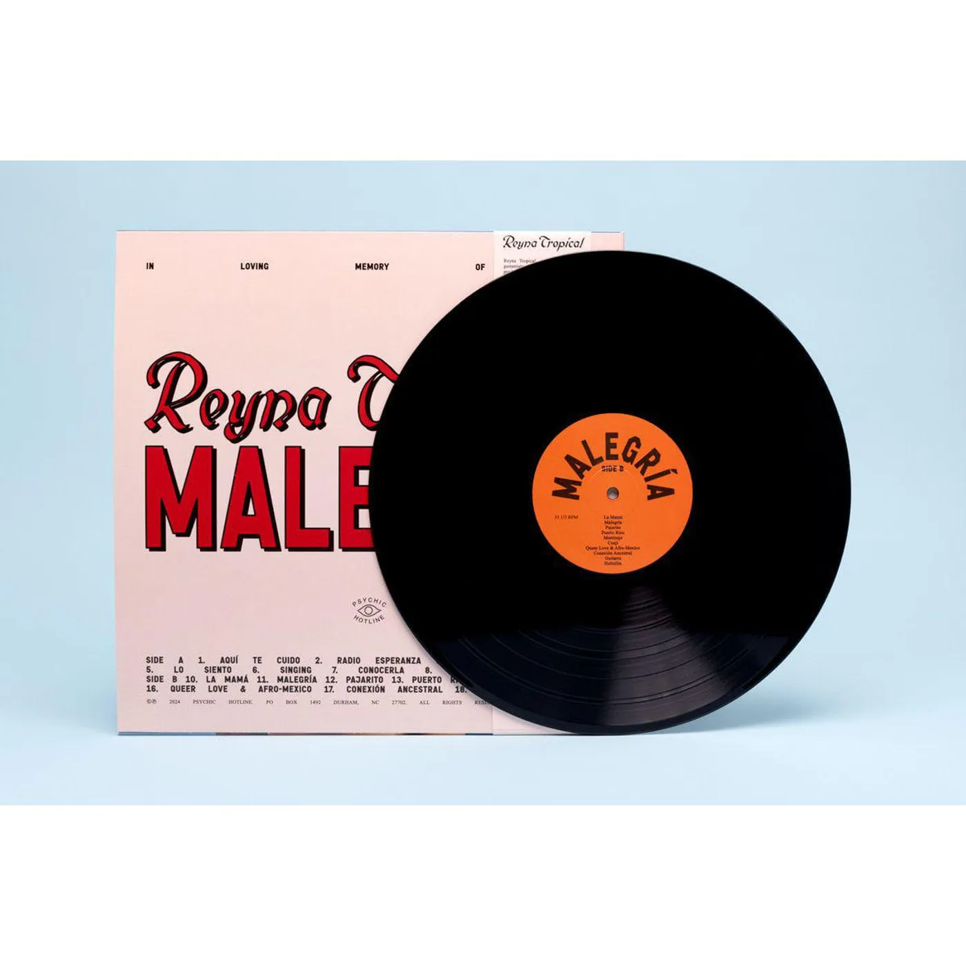 Reyna Tropical Malegria Vinyl Record