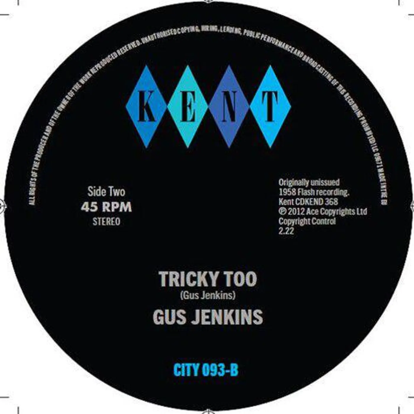 Jesse Davis / Gus Jenkins  Night Bloomin' Jasmin' / Tricky Too Vinyl Record