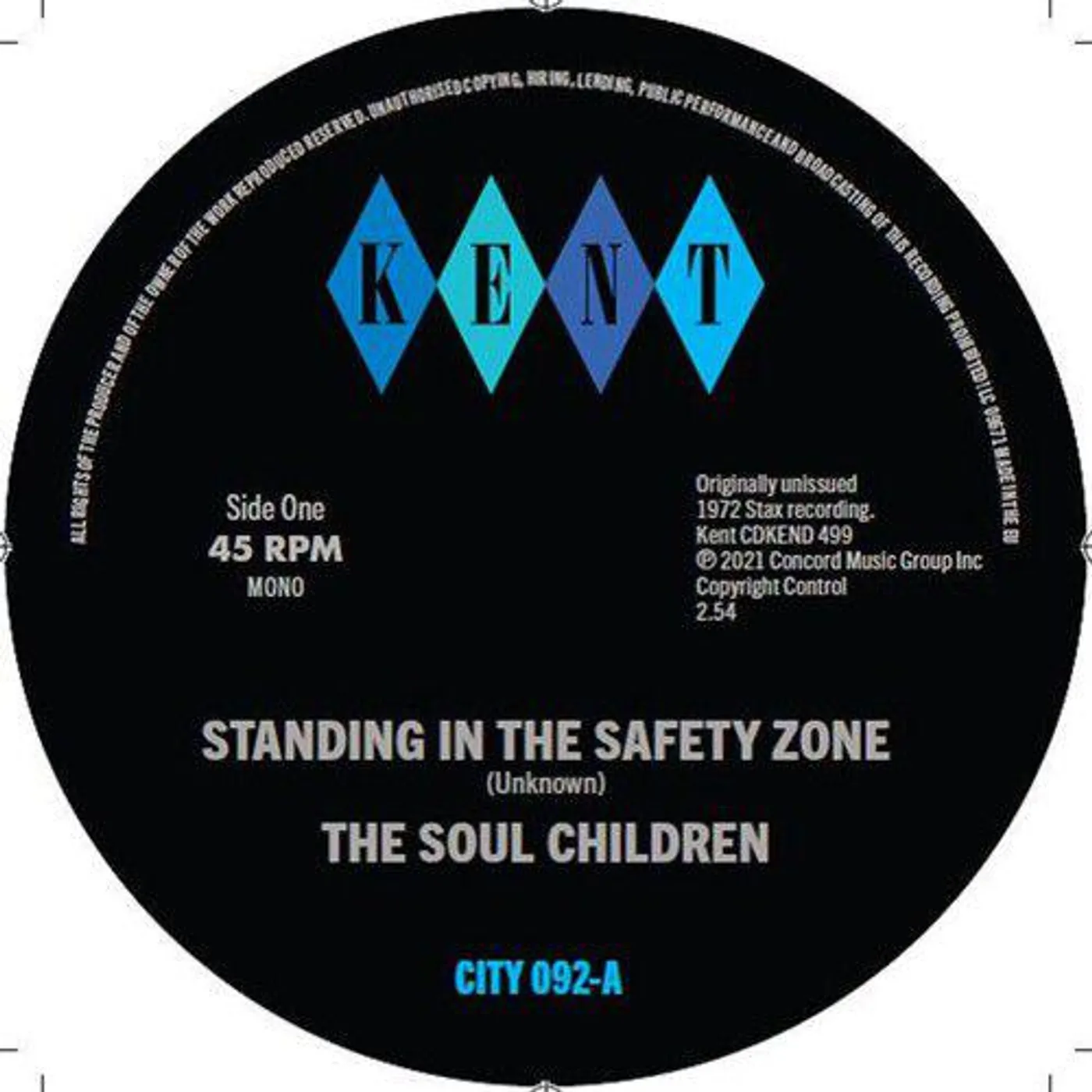 Soul Children / Sylvia & The Blue Jays Standing In The Safety Zone / Put Me In The Mood (7in) Vinyl Record