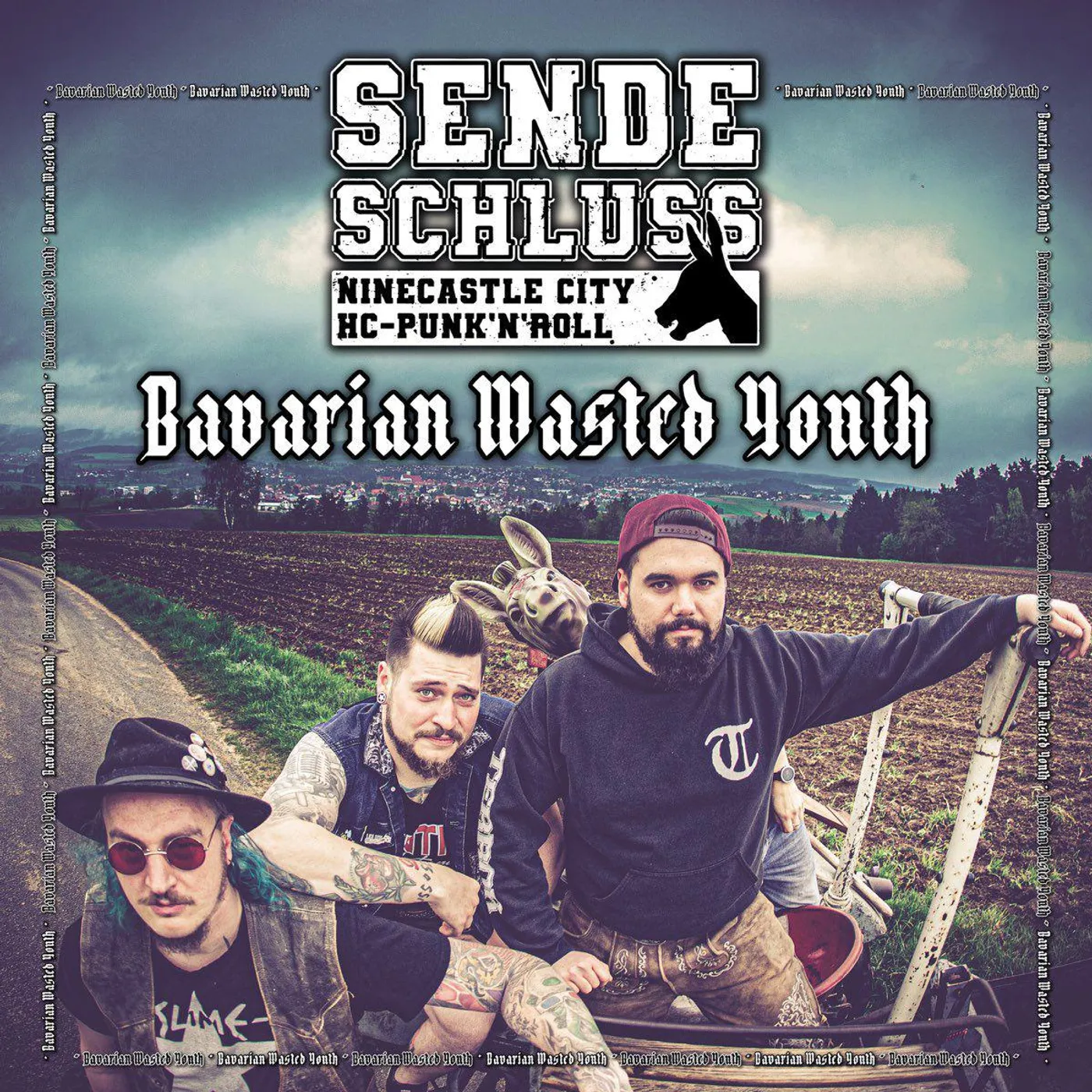 SENDESCHLUSS Bavarian Wasted Youth (Blue-White) Vinyl Record