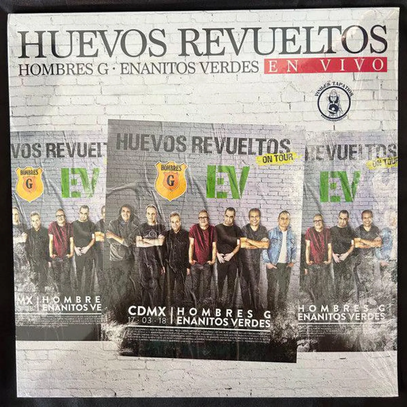 Hombres G Y Enanitos Verdes Huevos Revueltos En Vivo (3LP) Vinyl Record