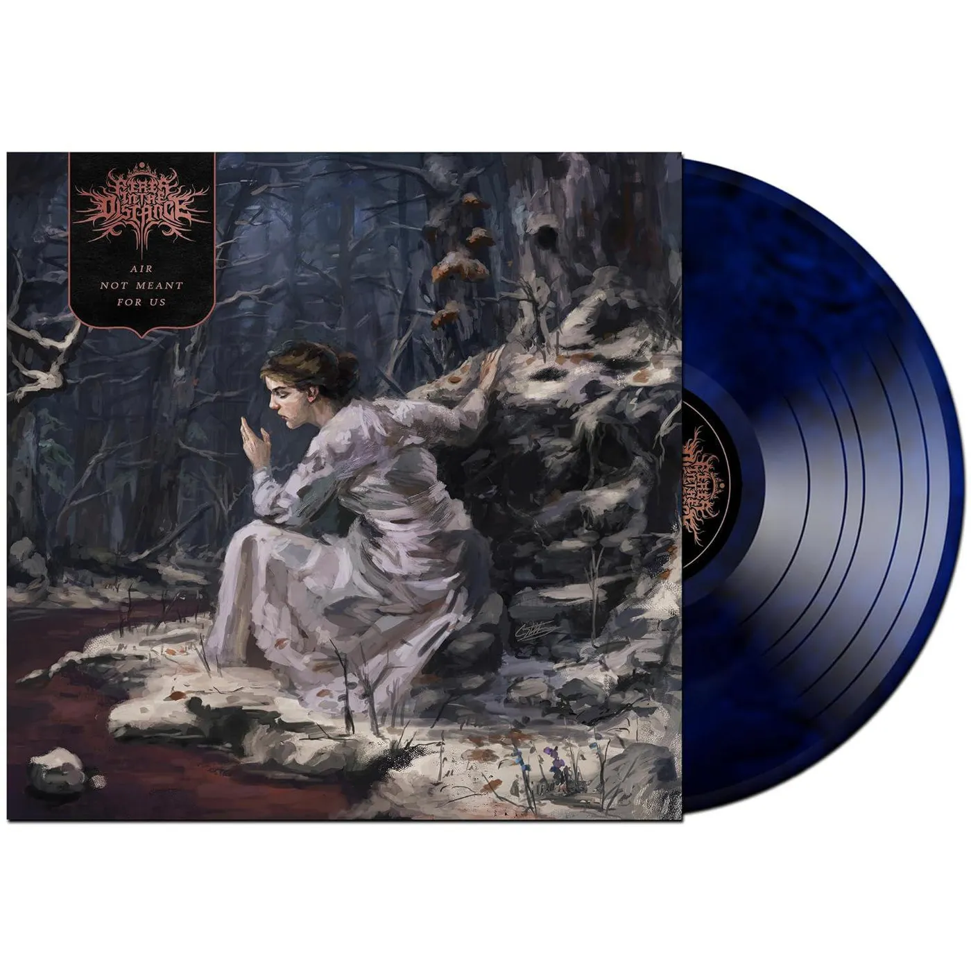 Fires in the Distance Air Not Meant For Us (Blue) Vinyl Record