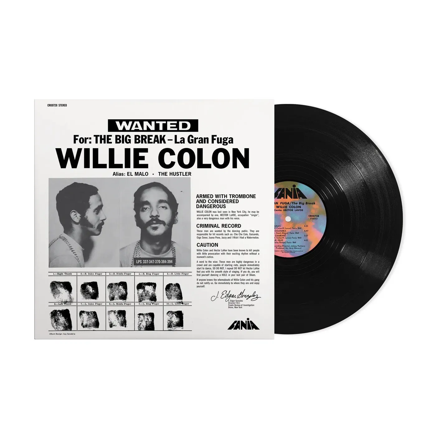 Willie Colón La Gran Fuga Vinyl Record