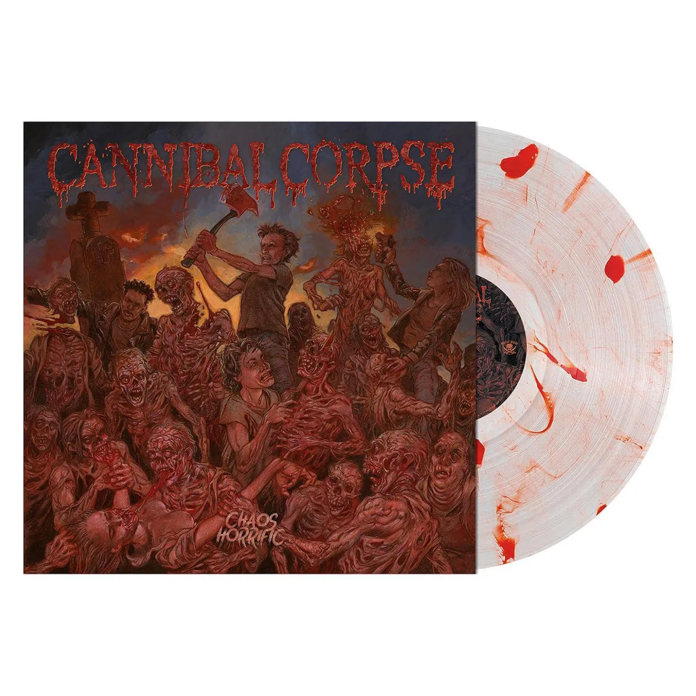 Cannibal Corpse Chaos Horrific (Red, Orange) Vinyl Record