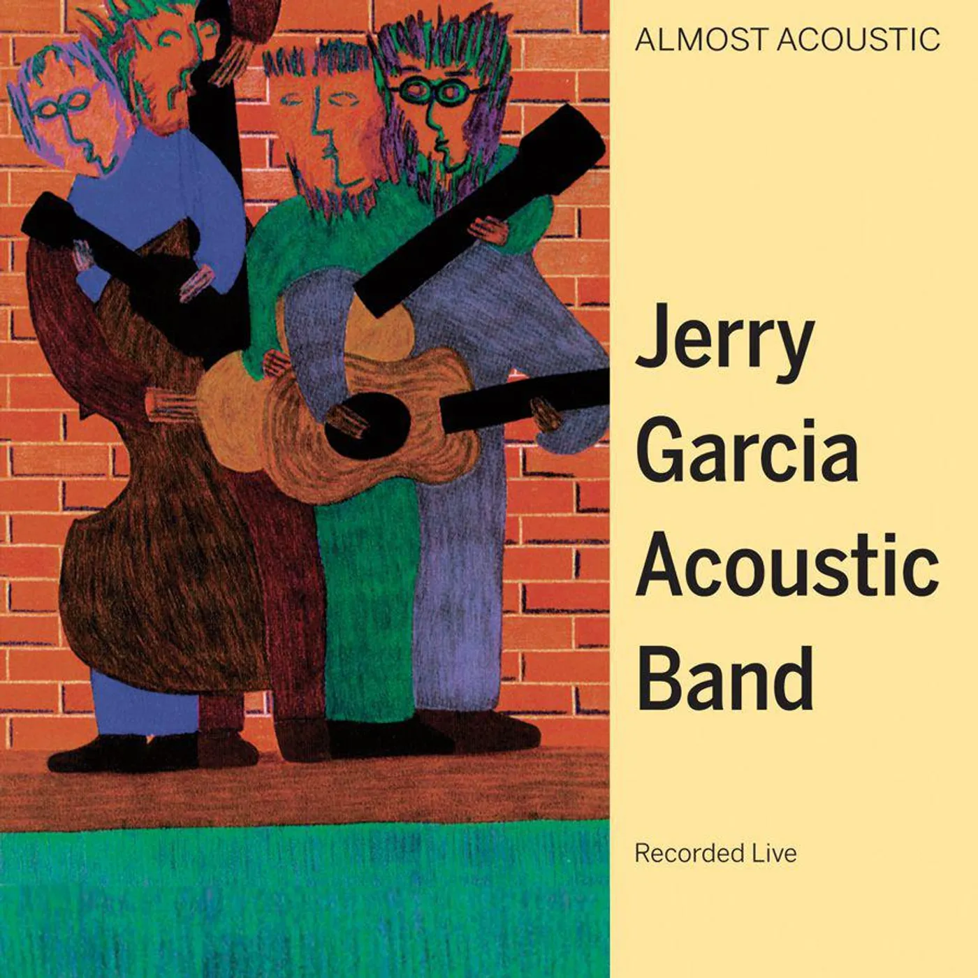 Jerry Garcia Almost Acoustic (2LP) Vinyl Record