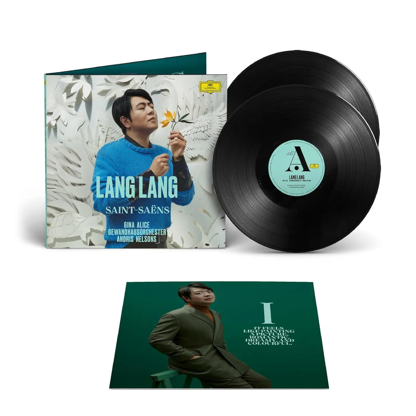 Lang Lang / Gina Alice / Gewandhausorchester Saint-Saens (2LP) Vinyl Record