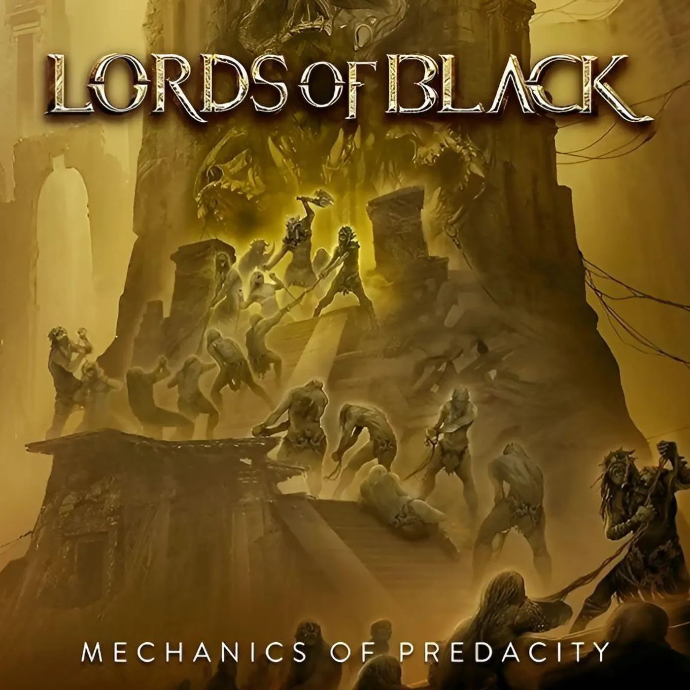 Lords of Black Mechanics Of Predacity (Yellow) Vinyl Record