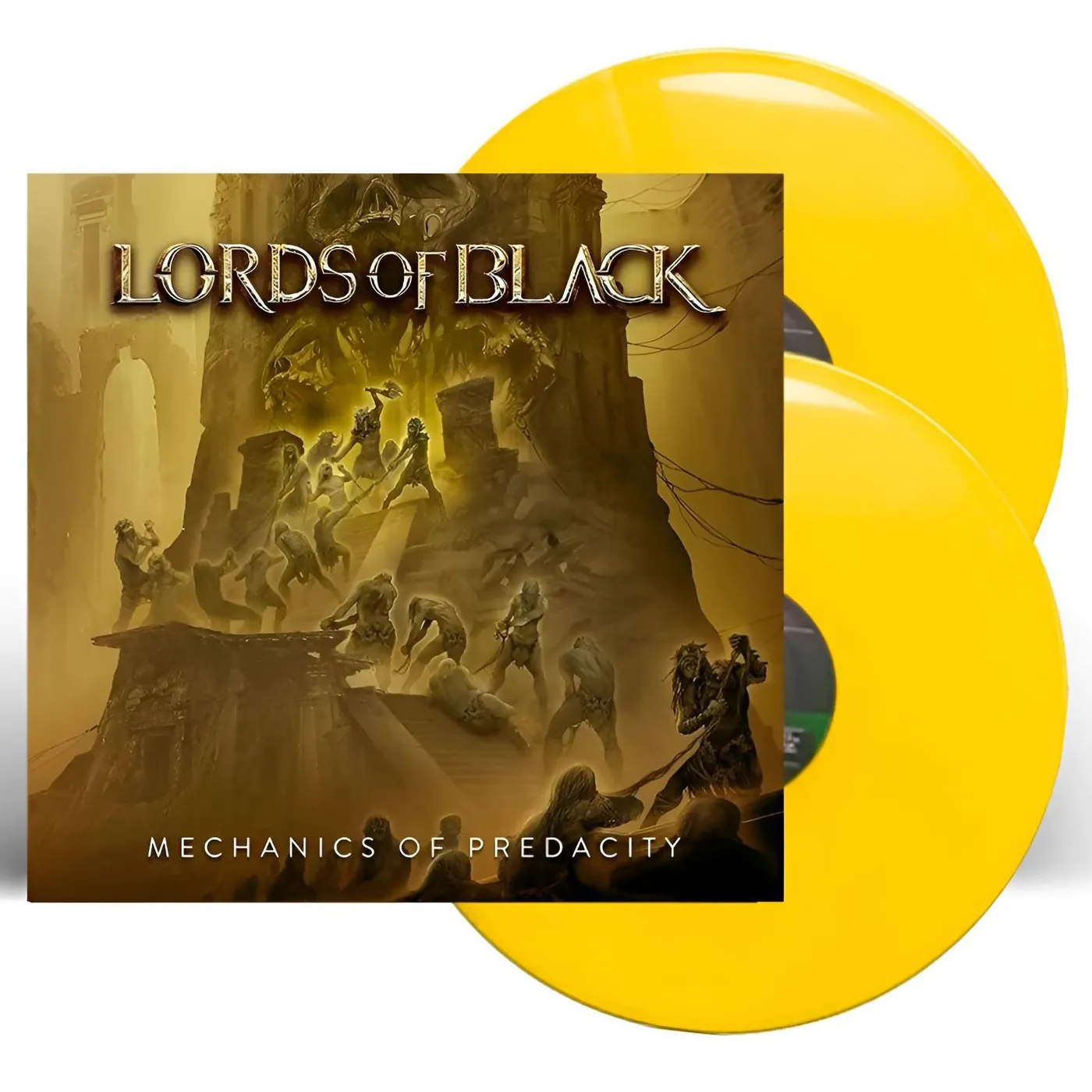 Lords of Black Mechanics Of Predacity (Yellow) Vinyl Record