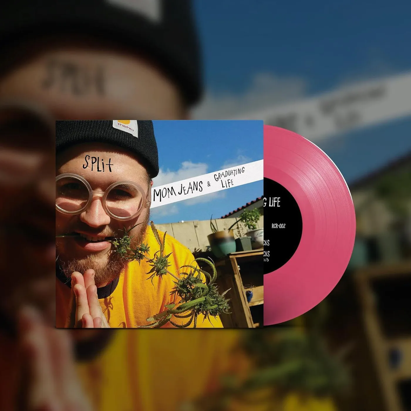 Mom Jeans. / Graduating Life (Pink/7") Vinyl Record