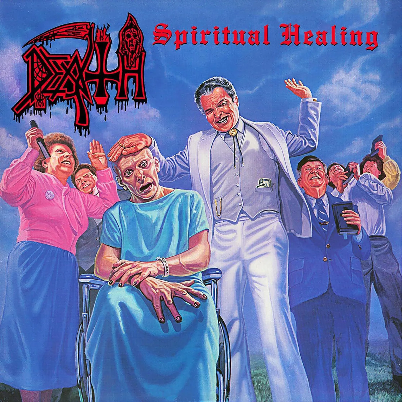 Death Spiritual Healin (Reissue/Red/Blue/Black) Vinyl Record