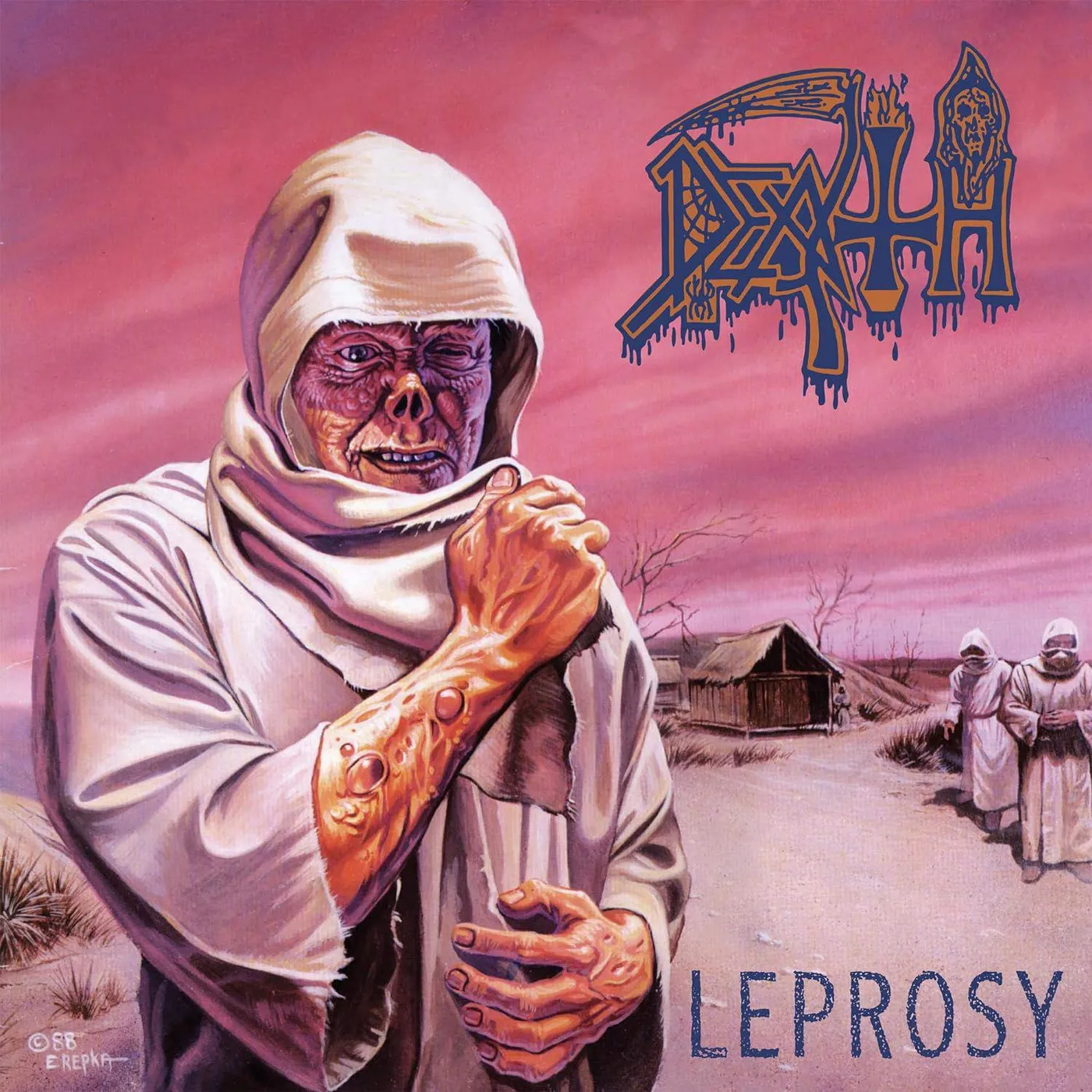 Death Leprosy (Reissue/Pink/White/Blue Vinyl Record