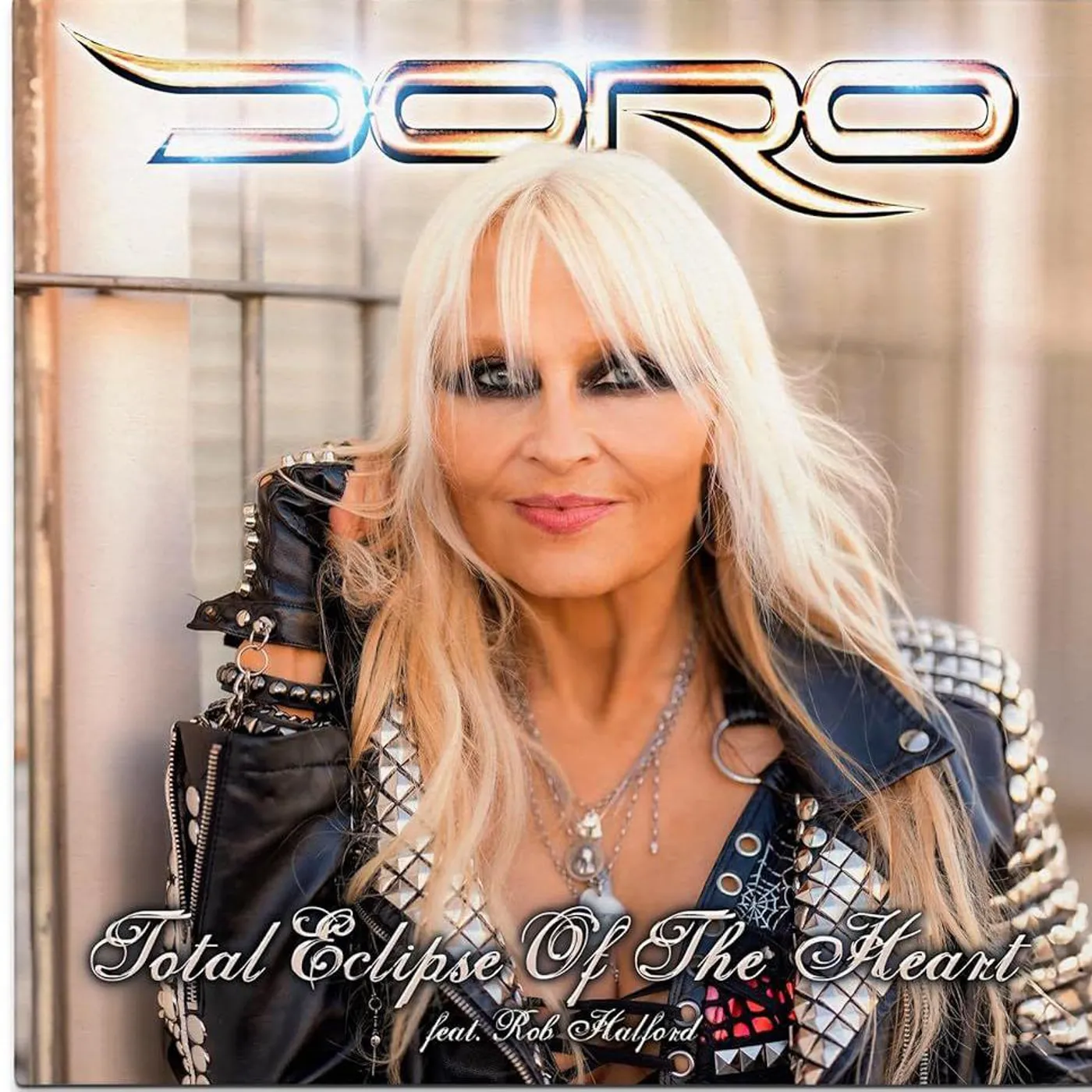 Doro Total Eclipse Of The Heart - Blue 7" Vinyl Record