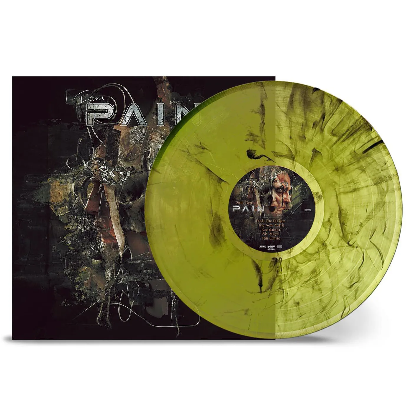 PAIN I Am (Green Black Smoke) Vinyl Record