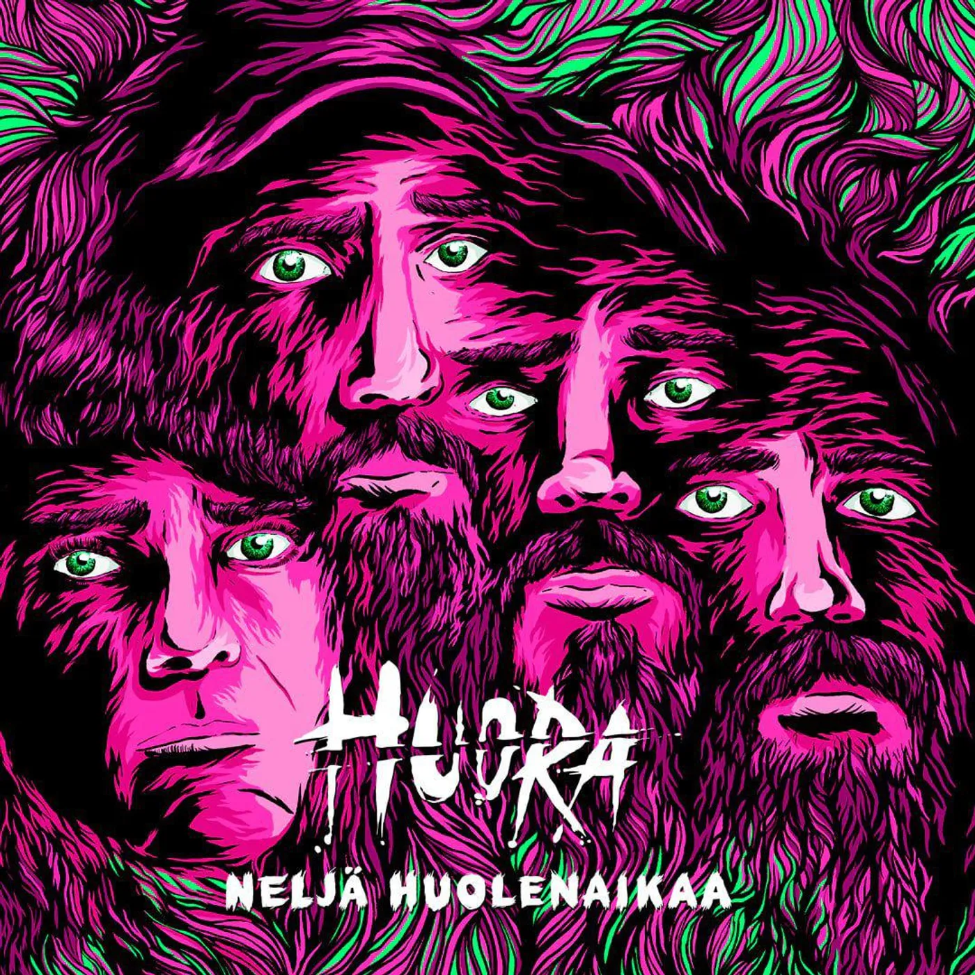 Huora NELJA HUOLENAIKAA Vinyl Record