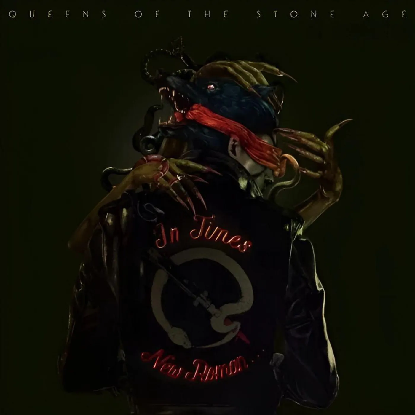 Queens of the Stone Age In Times New Roman - Royal Blue Vinyl Record