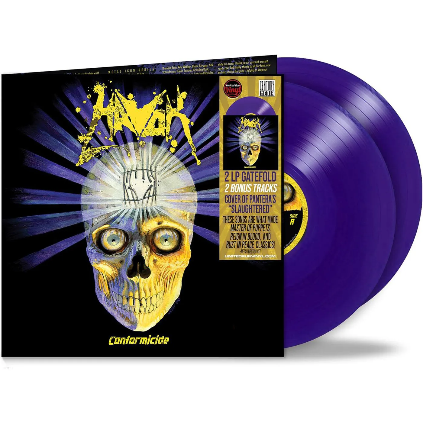 Havok Conformicide (2LP/Purple) Vinyl Record