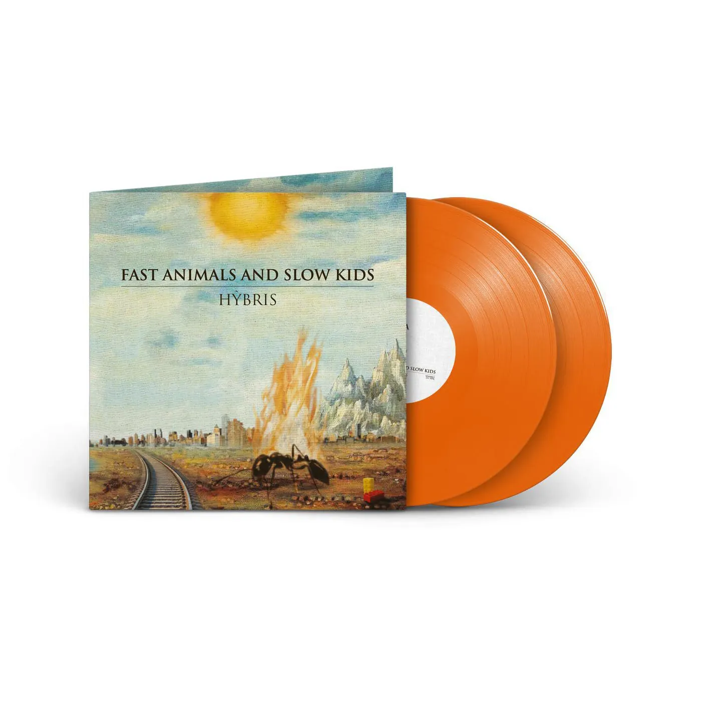 Fast Animals and Slow Kids Hybris (Orange/2LP) Vinyl Record