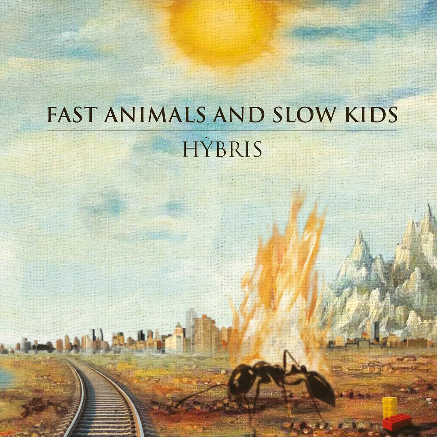 Fast Animals and Slow Kids Hybris (Orange/2LP) Vinyl Record