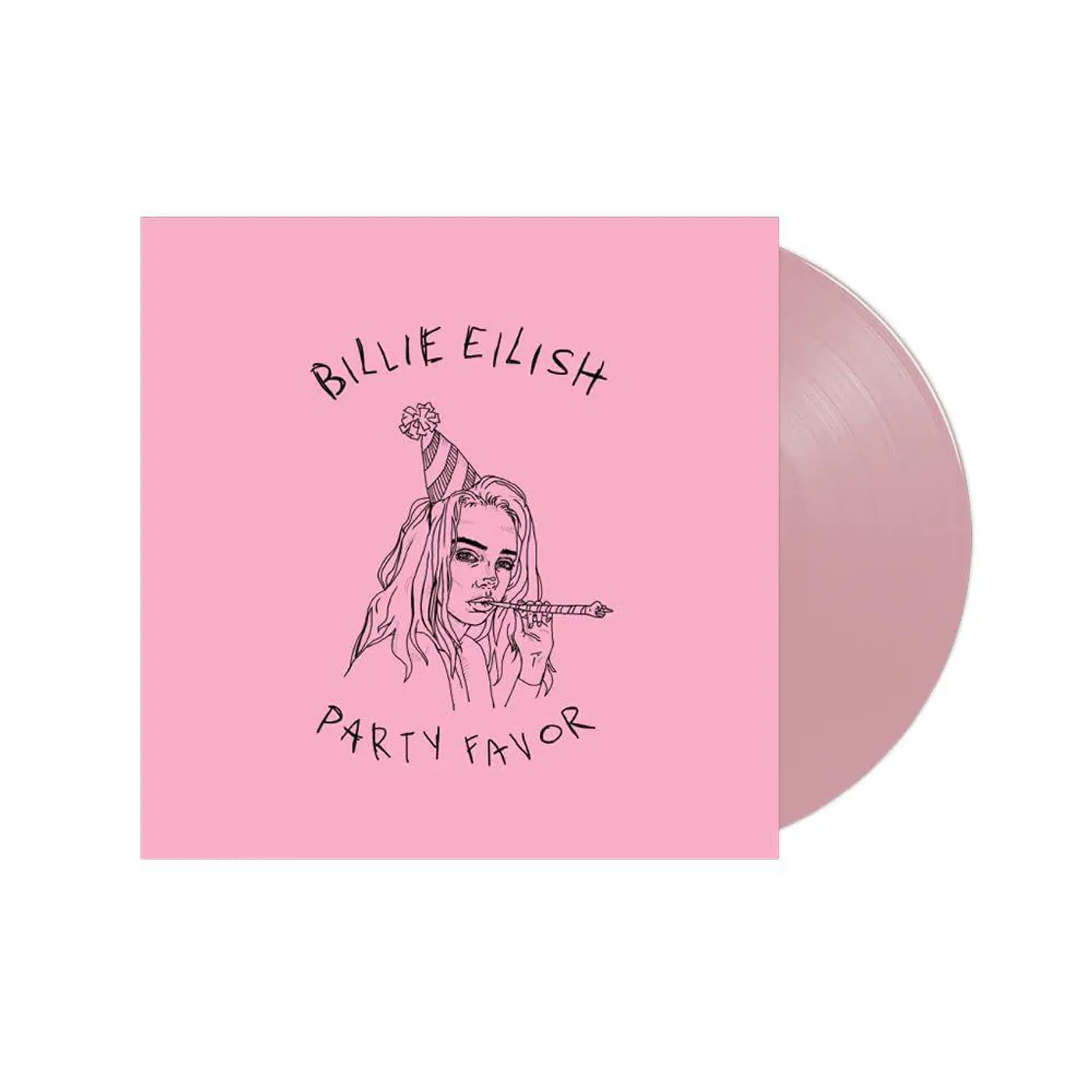 Billie Eilish  Party Favour / Hotline Bling (Pink Colored) Vinyl Record