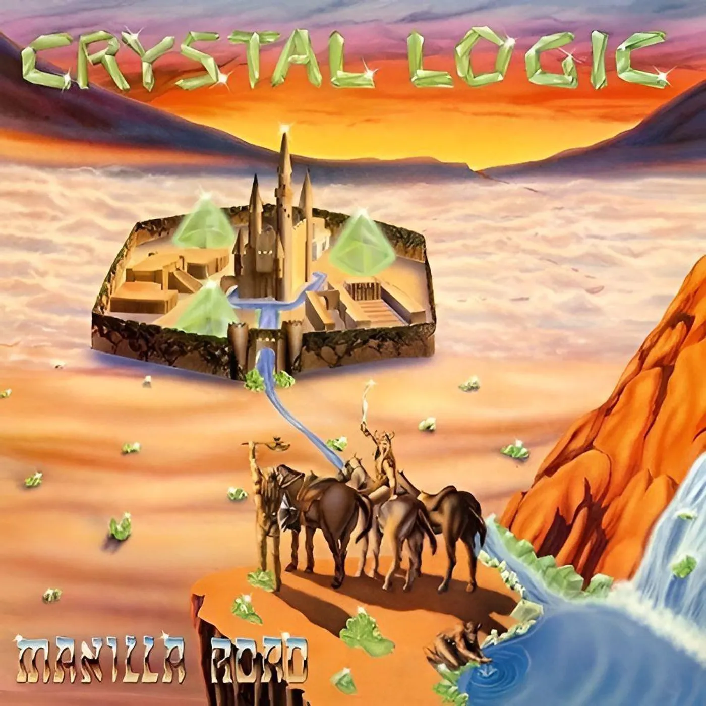 Manilla Road CRYSTAL LOGIC Vinyl Record - Picture Disc