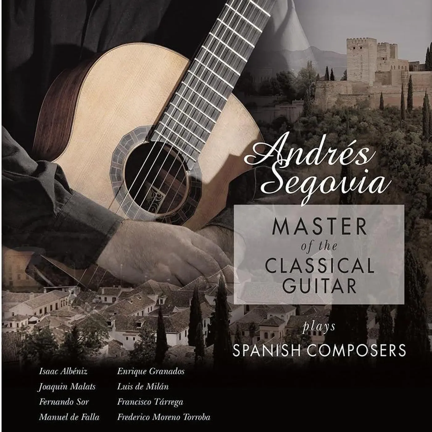 Andres Segovia Master Of The Classical - Ltd Silver & Black  Vinyl Record