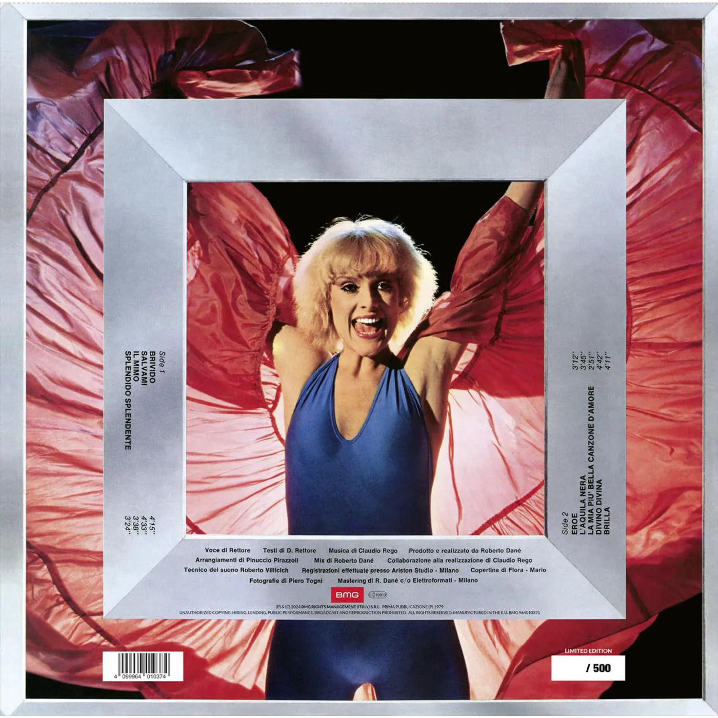 Donatella Rettore Brivido Divino: 45th Anniversary Edition Vinyl Record