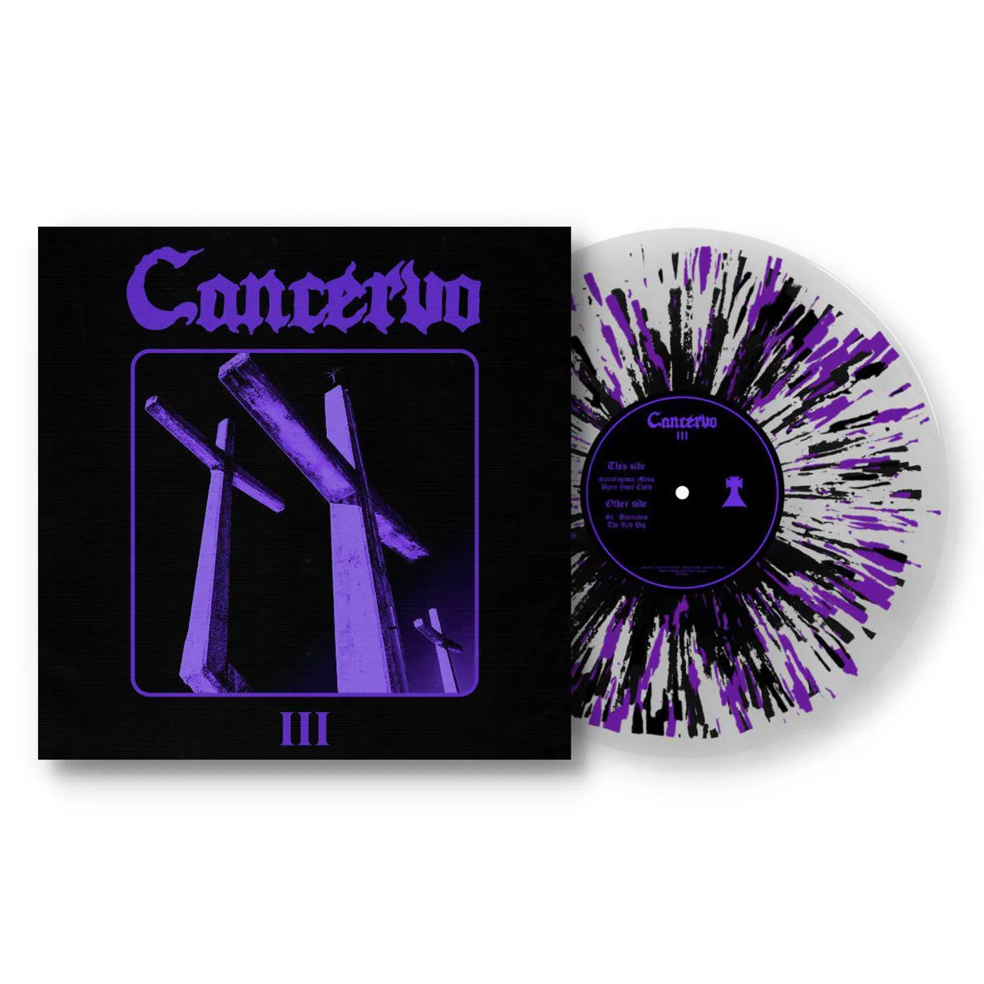 Cancervo III (Limited/Clear with Black & Purple Splatter)Vinyl Record
