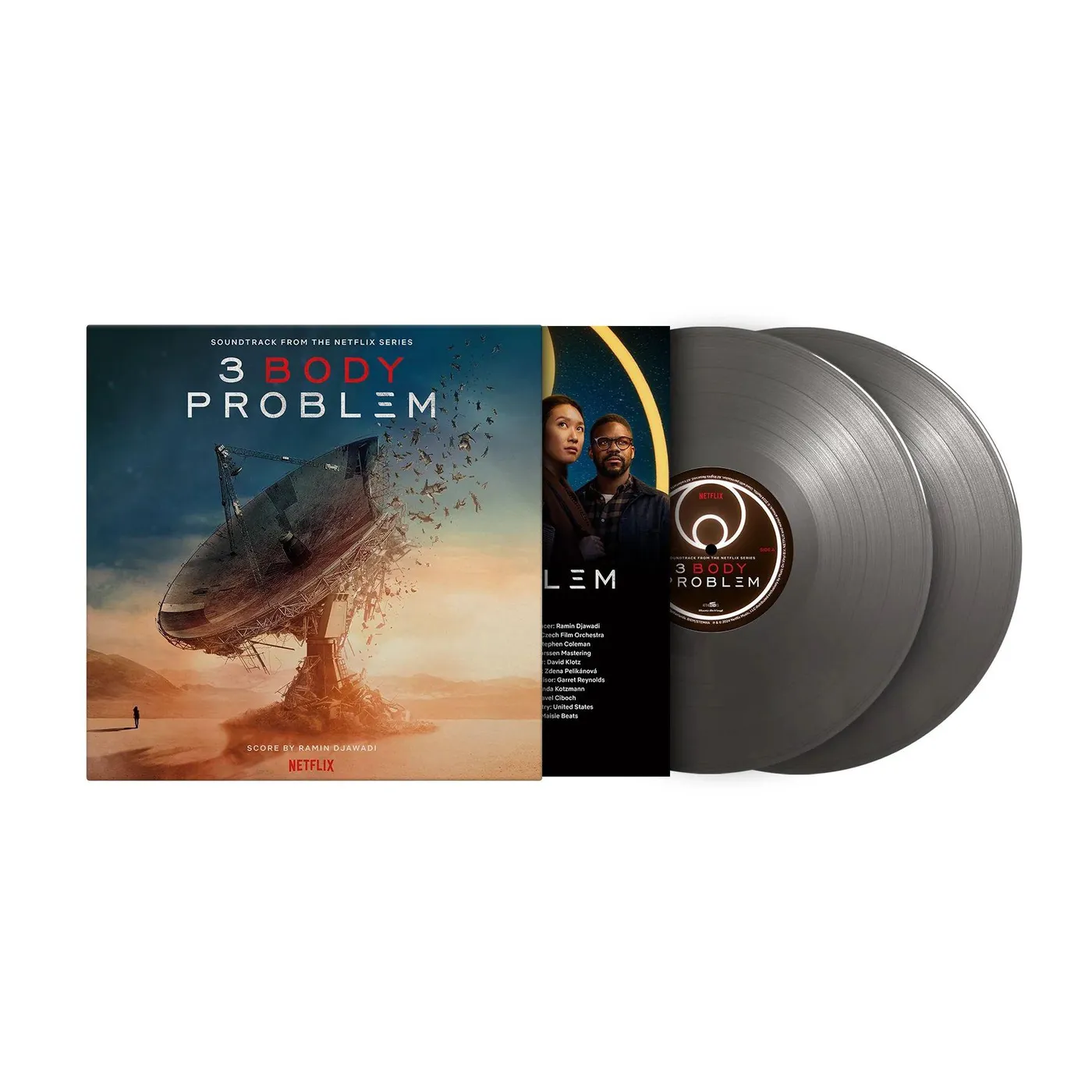 Ramin Djawadi 3 BODY PROBLEM - Original Soundtrack (SLV) (2LP/Silver/180 Gram Pressing) Vinyl Record