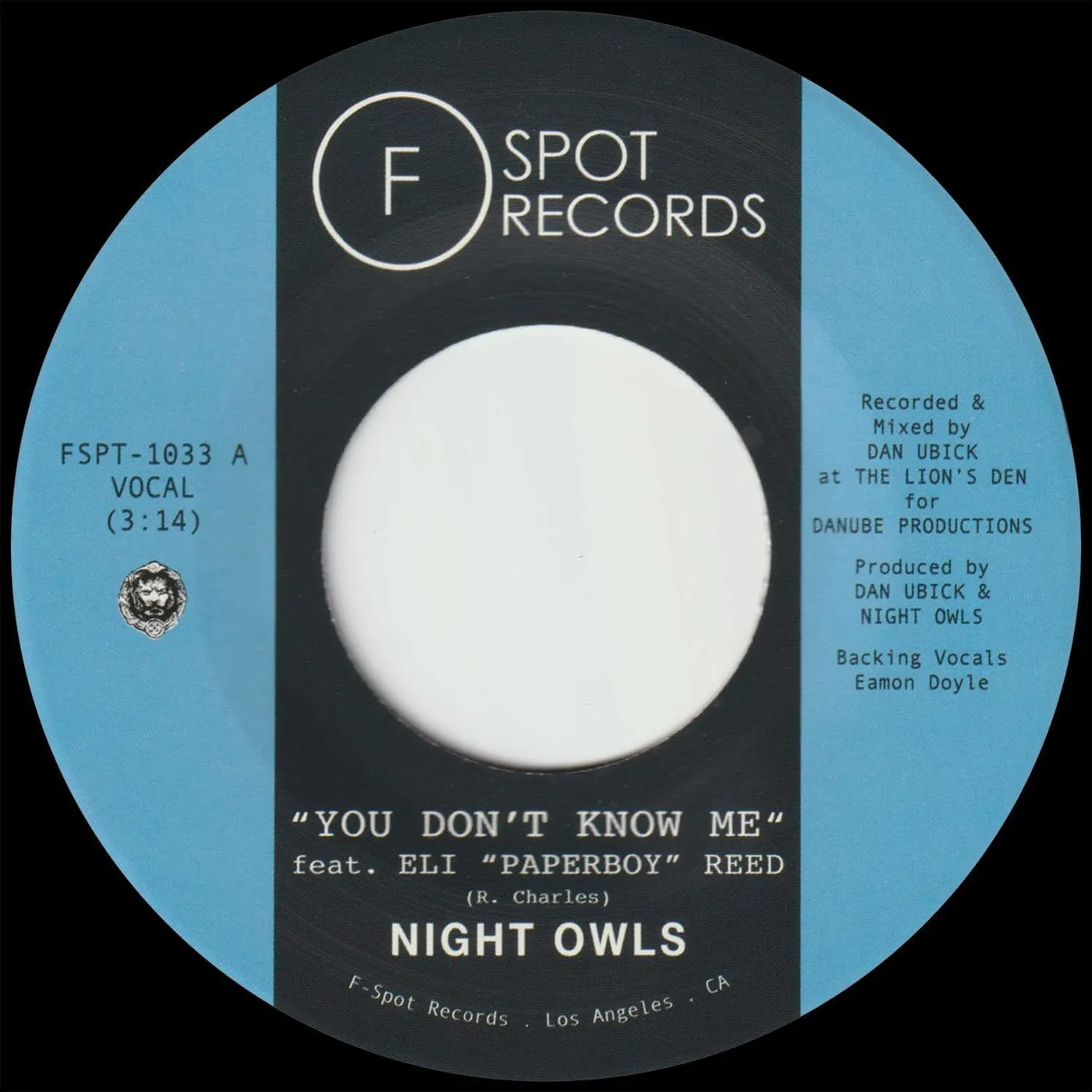 Night Owls You Don't Know Me B/w If You Let Me Vinyl Record