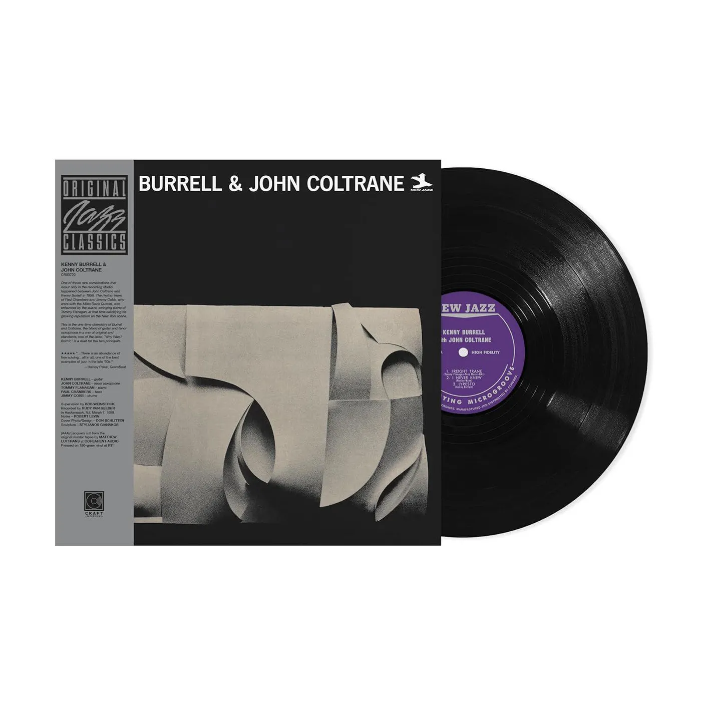 Kenny Burrell & John Coltrane (Original Jazz Class) Vinyl Record