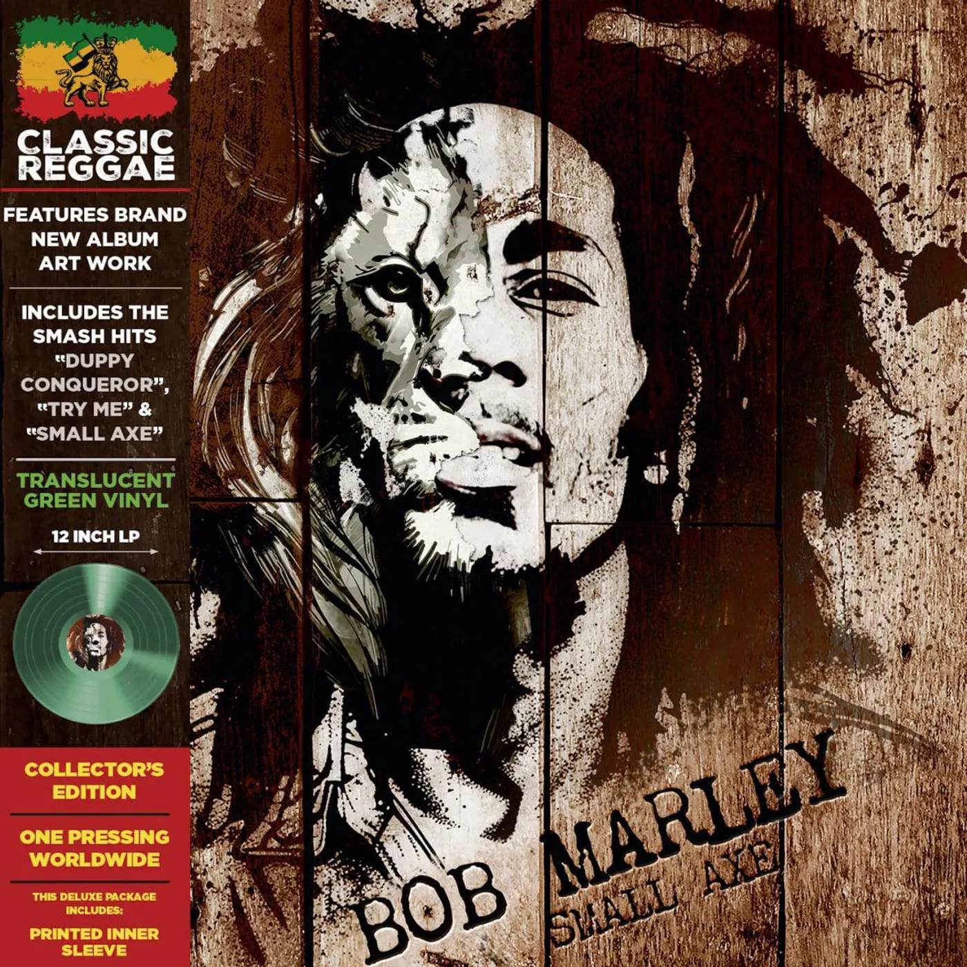 Bob Marley Small Axe (Limited/Deluxe/Blue) Vinyl Record