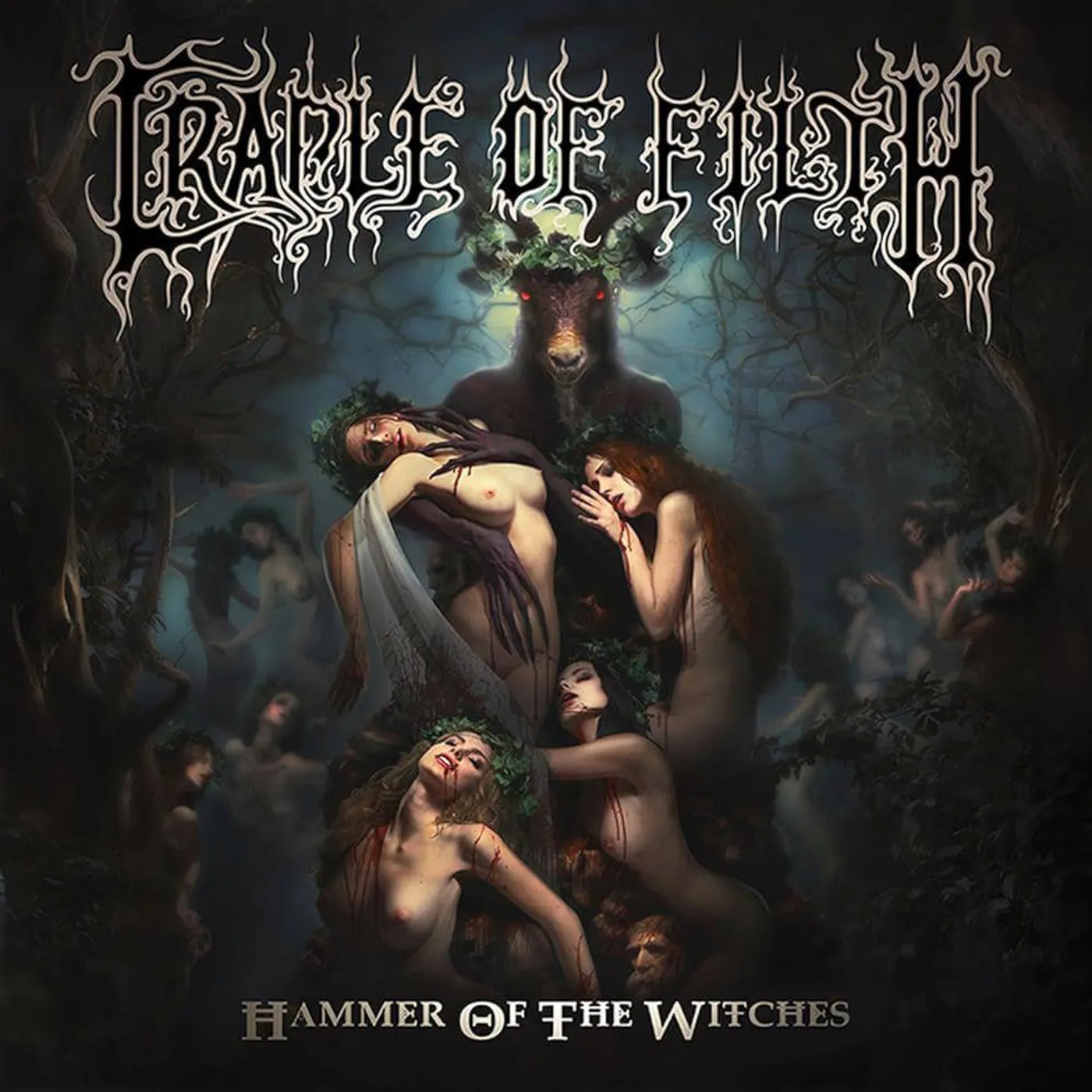 Cradle Of Filth Hammer Of The Witches - (Silver/Gatefold Sleeve) Vinyl Record