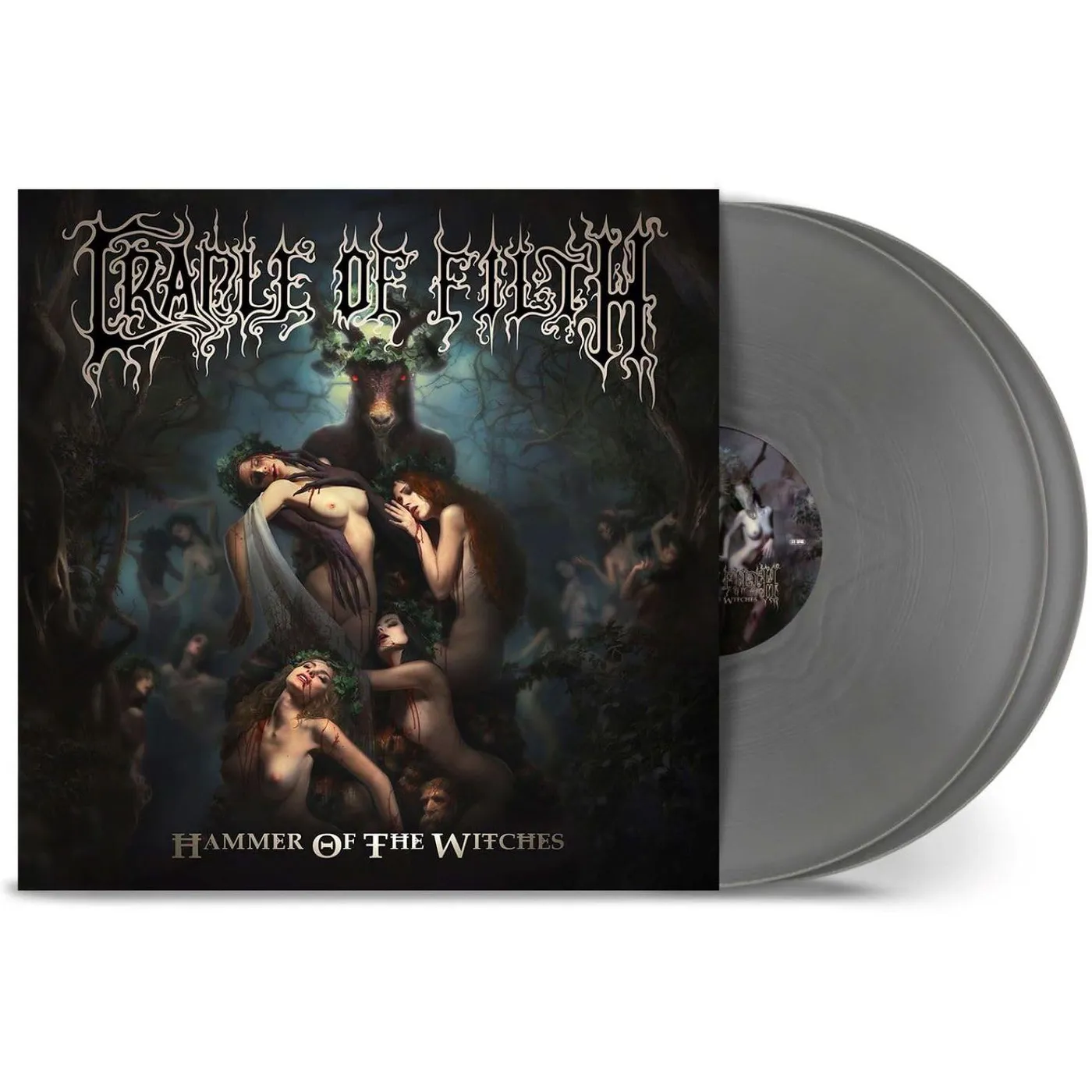 Cradle Of Filth Hammer Of The Witches - (Silver/Gatefold Sleeve) Vinyl Record
