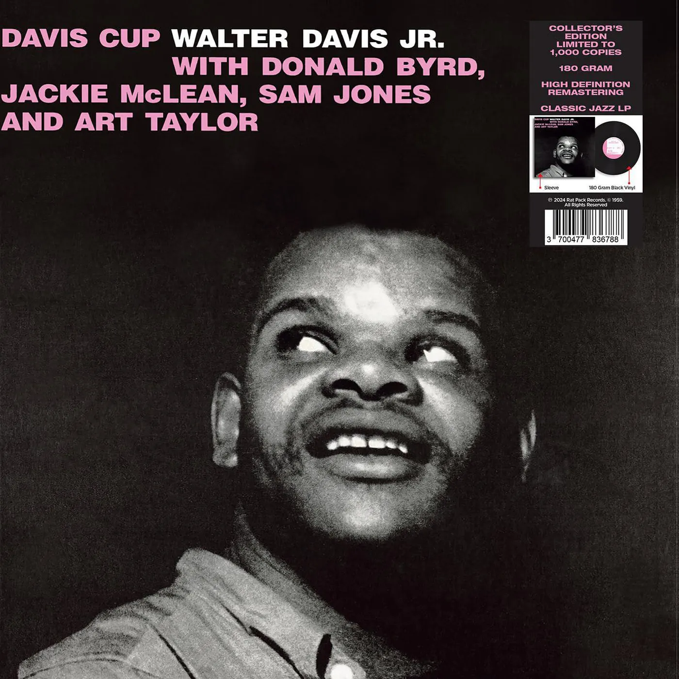 Walter Davis Jr. Davis Cup Vinyl Record