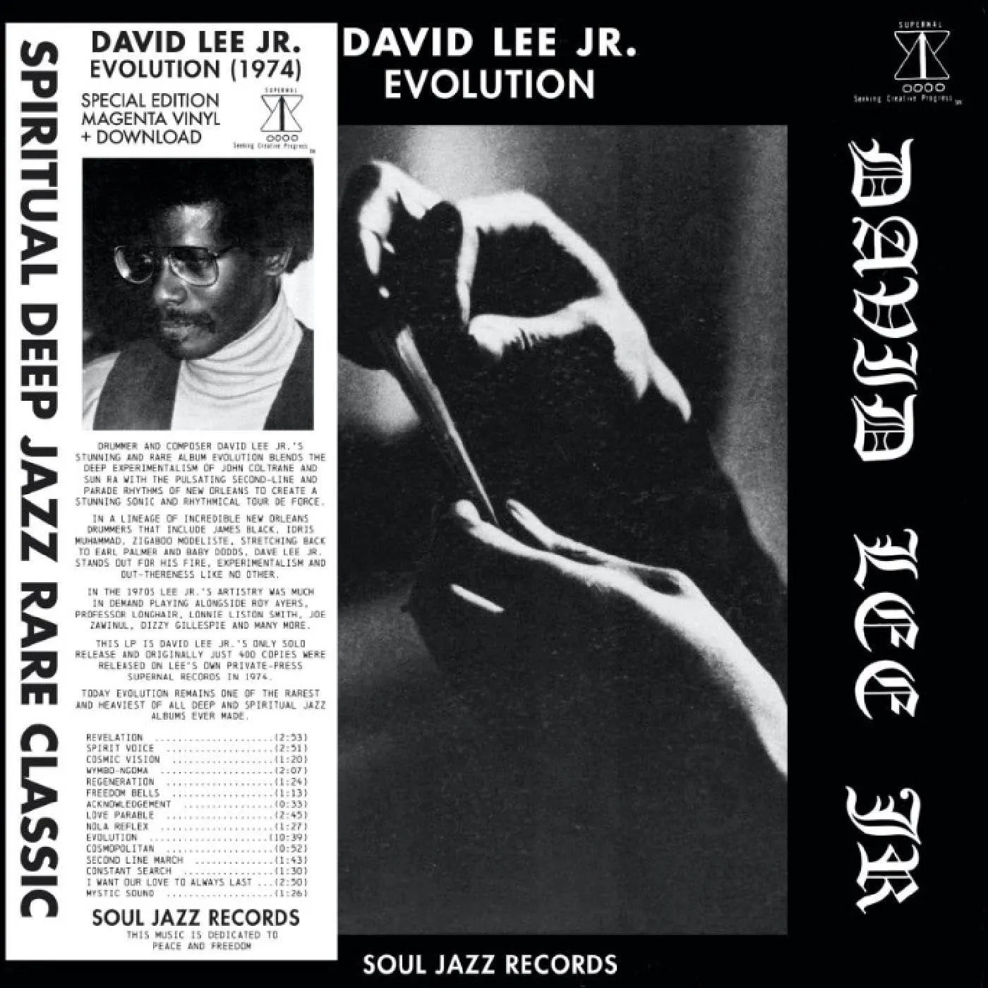 David Lee Jr. Evolution (Magenta) Vinyl Record