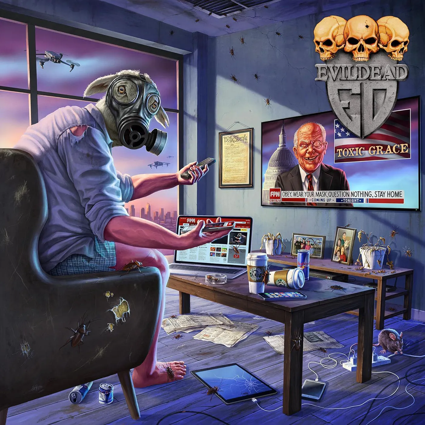 Evildead Toxic Grace (Bonus Track) Vinyl Record