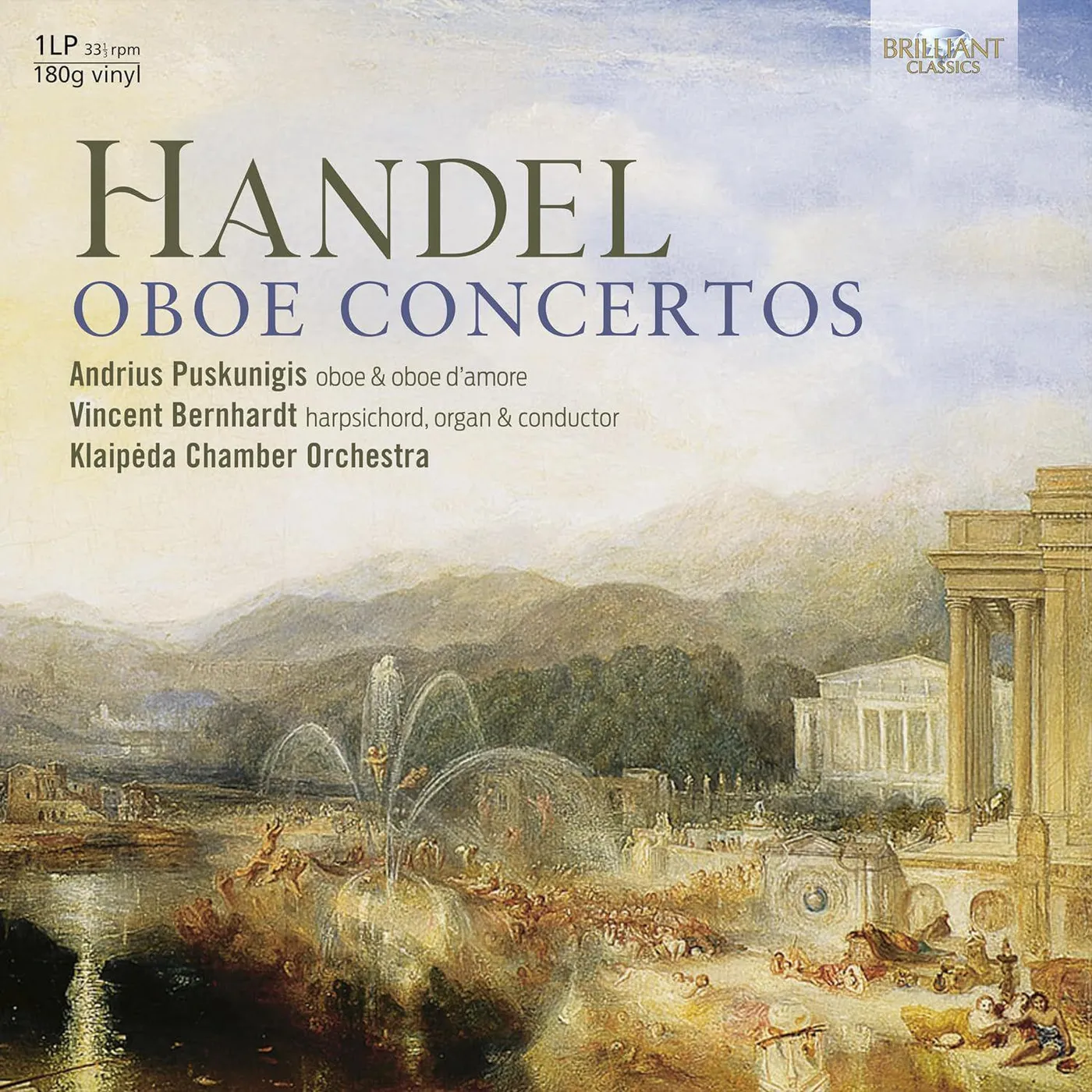 Handel / Puskunigis / Klaipeda Chamber Orchestra Oboe Concertos (180G) Vinyl Record