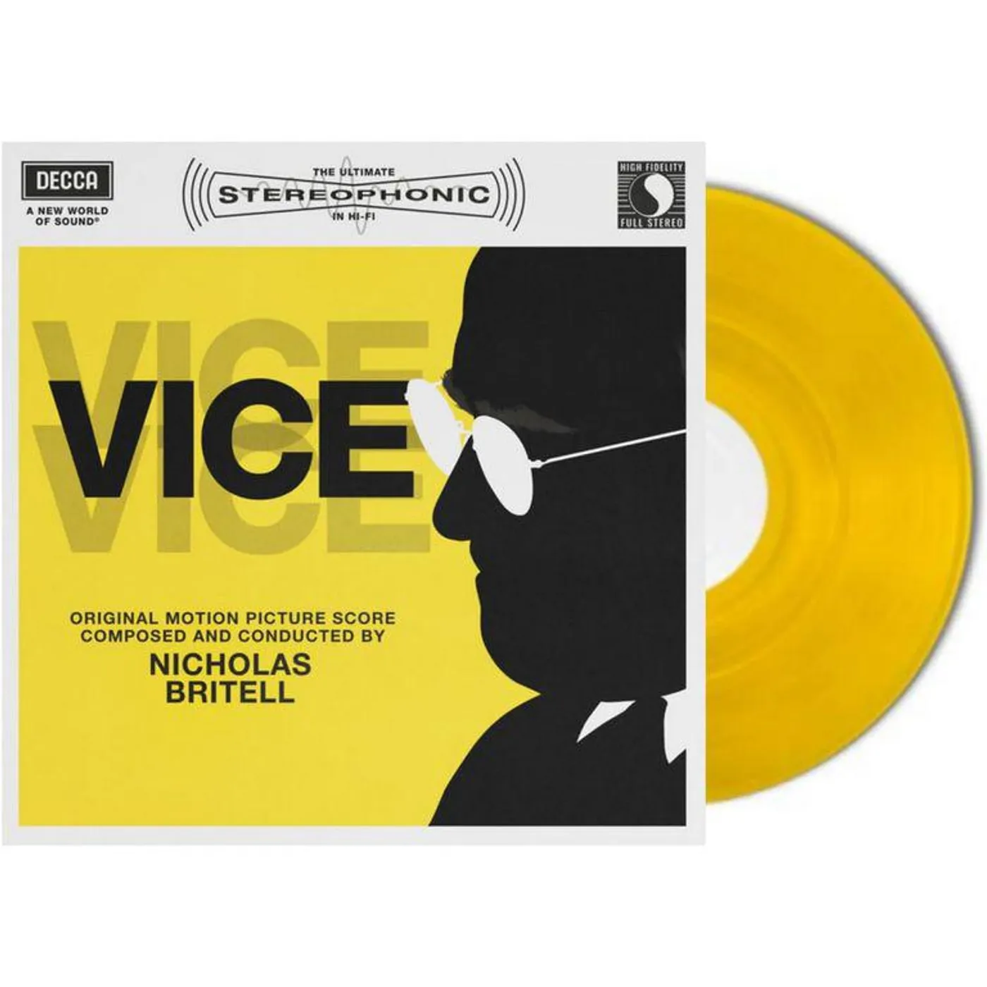 Nicholas Britell Vice - Original Soundtrack (2LP/Yellow) Vinyl Record