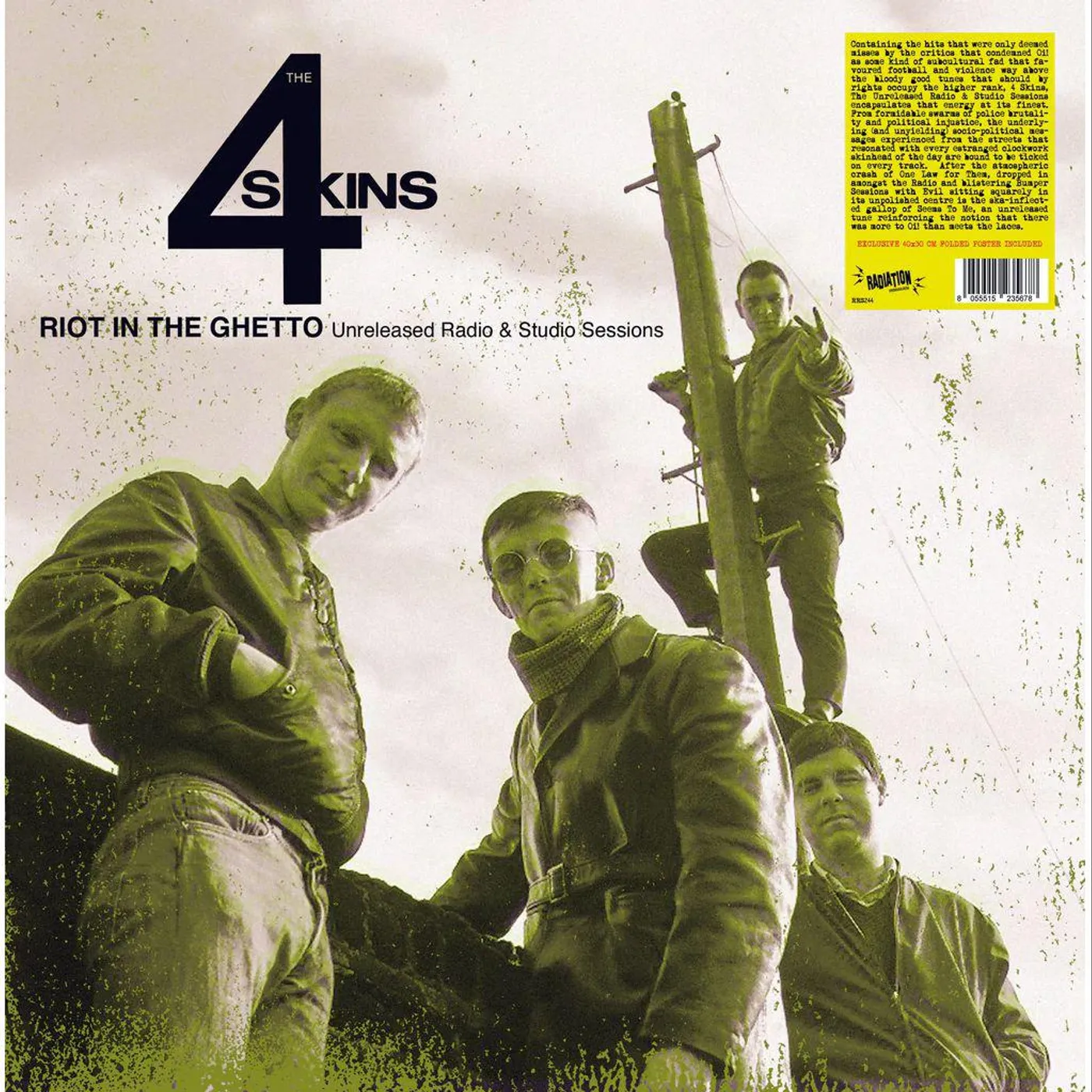 4 Skins Riot In The Ghetto: Unreleased Radio & Studio Vinyl Record