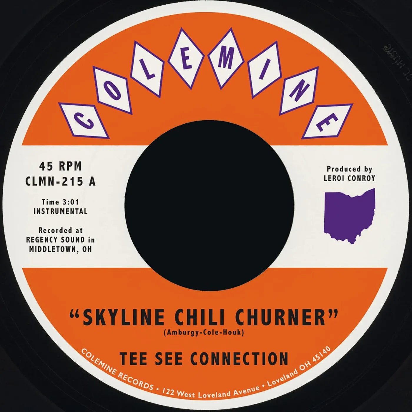 Tee See Connection Skyline Chili Churner / Queen City Vinyl Record