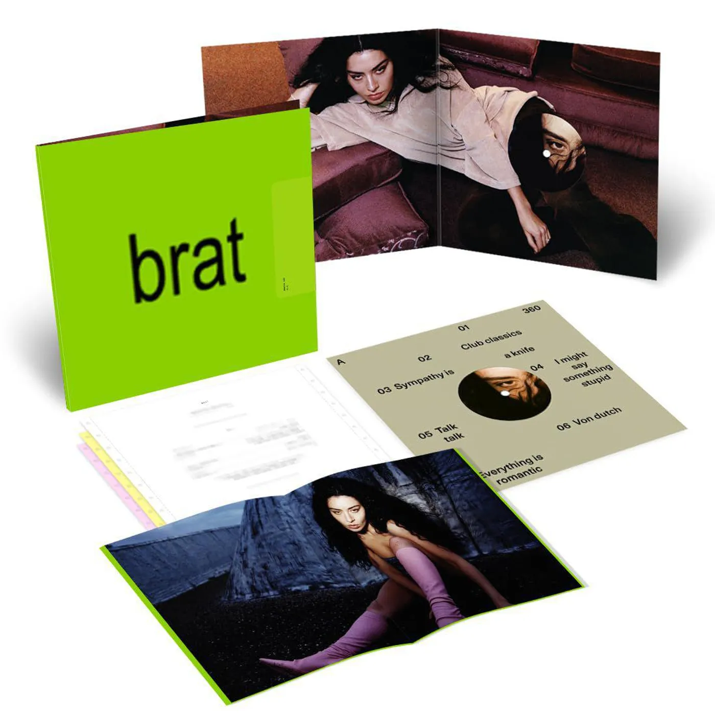 Charli xcx Brat Vinyl Record