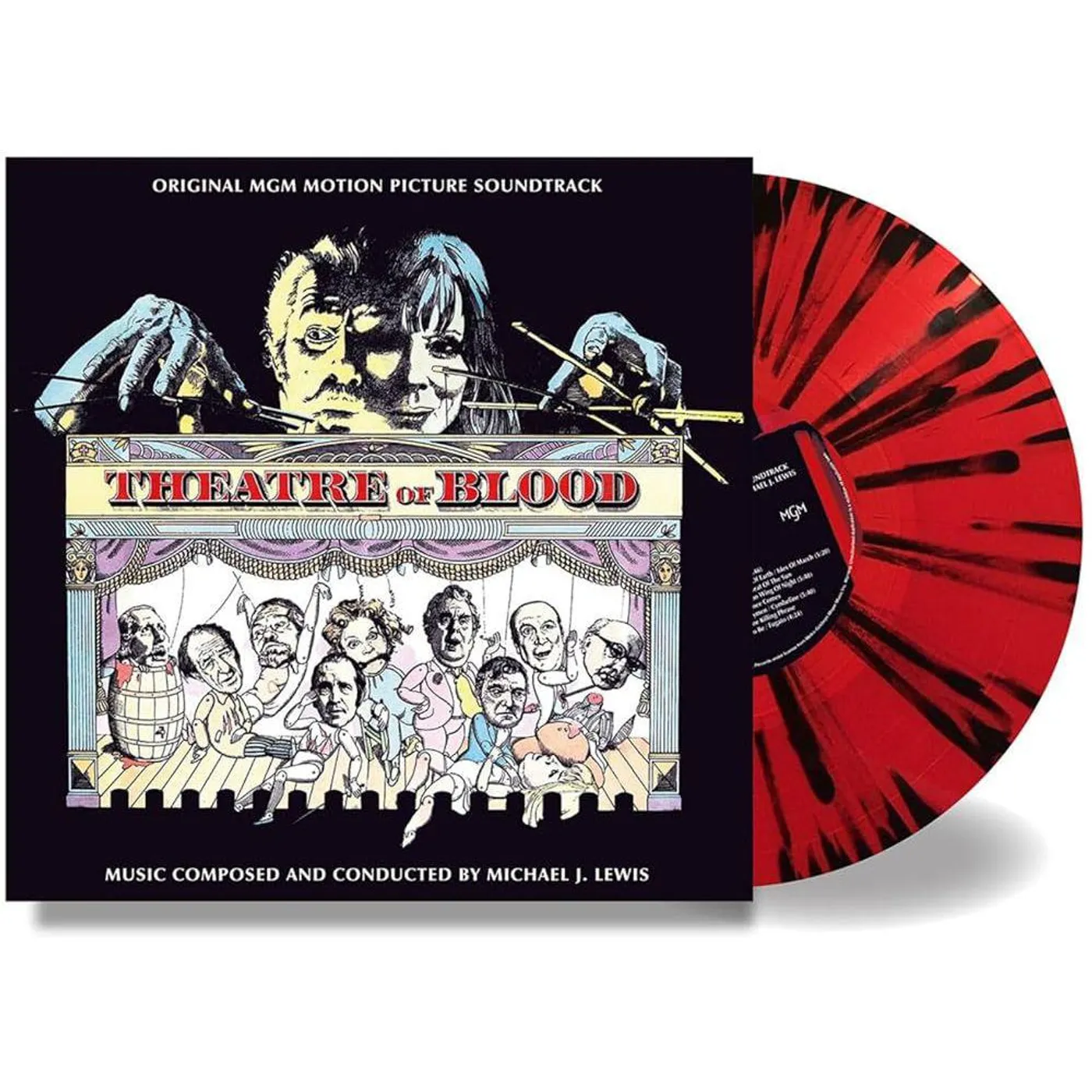 Michael J. Lewis Theatre Of Blood - Original Soundtrack (Red Splatter) Vinyl Record