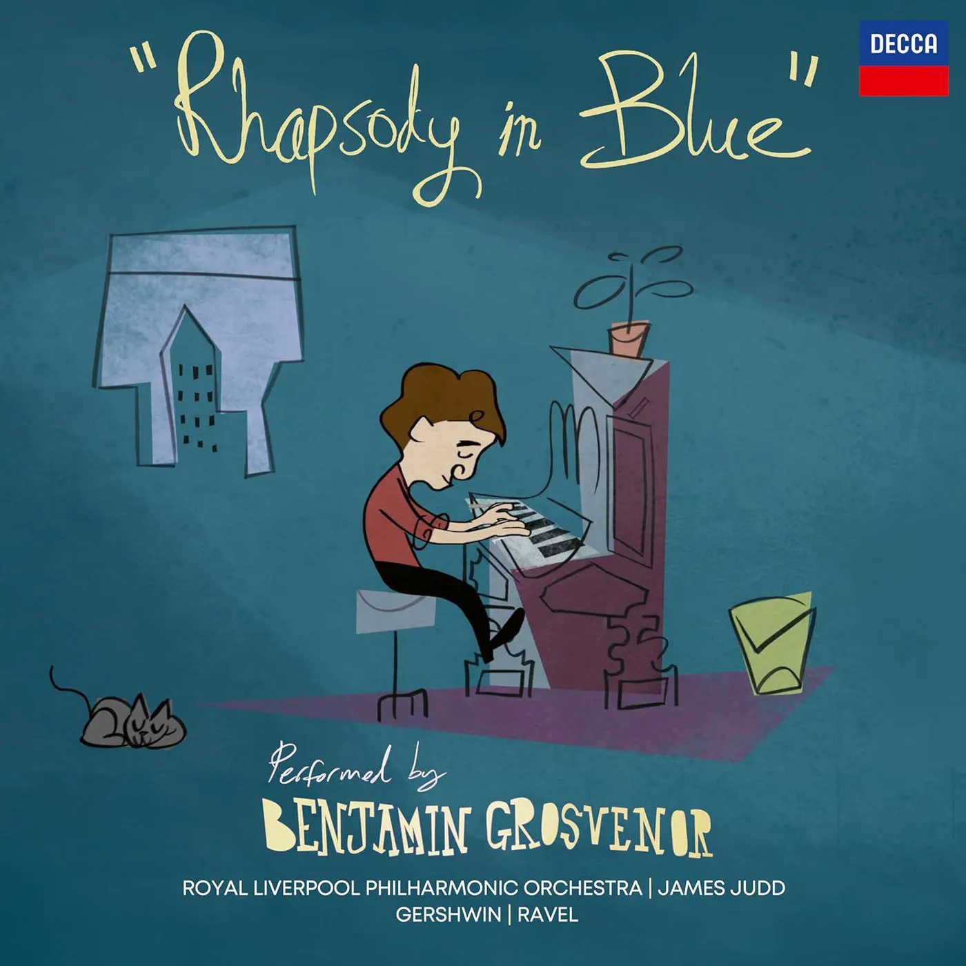 Benjamin Grosvenor Rhapsody In Blue (Blue) Vinyl Record