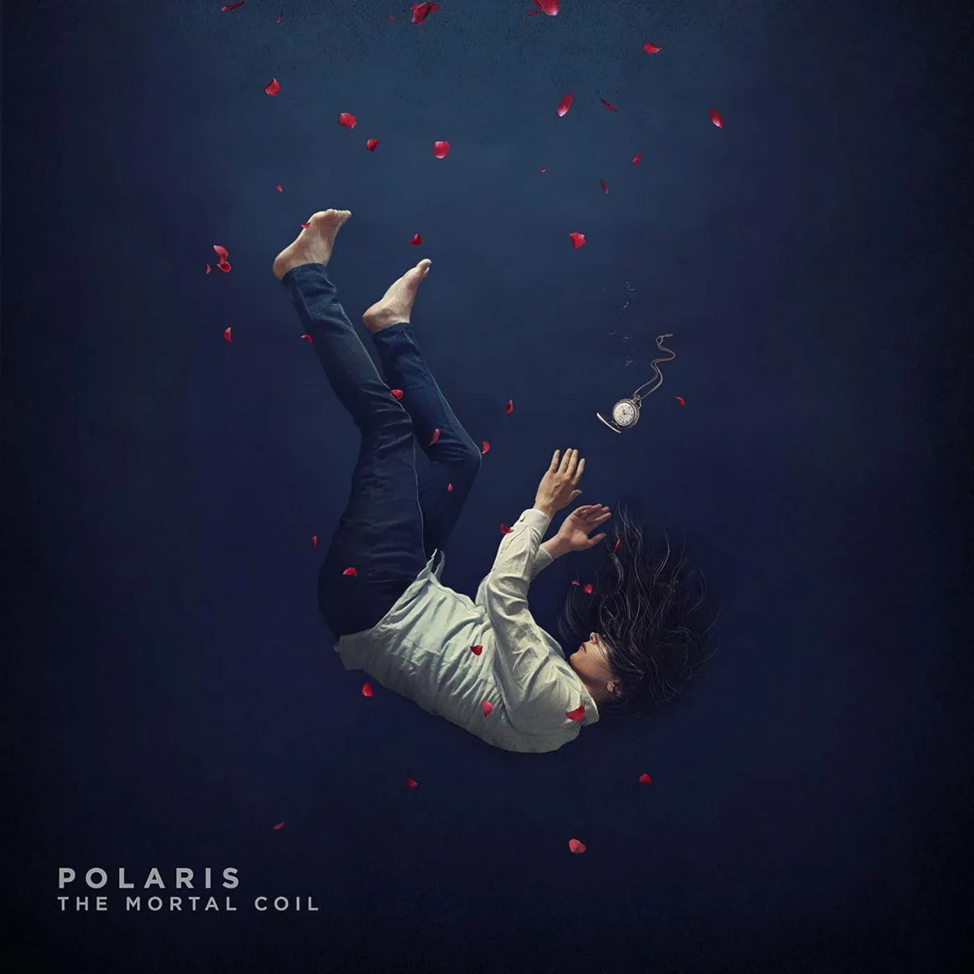 Polaris Mortal Coil (Clear White Blue Splatter) Vinyl Record