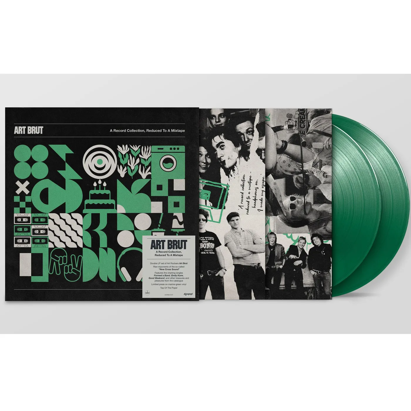 Art Brut A Record Collection, Reduced To A Mixtape (2LP/140-Gram/ Green) Vinyl Record