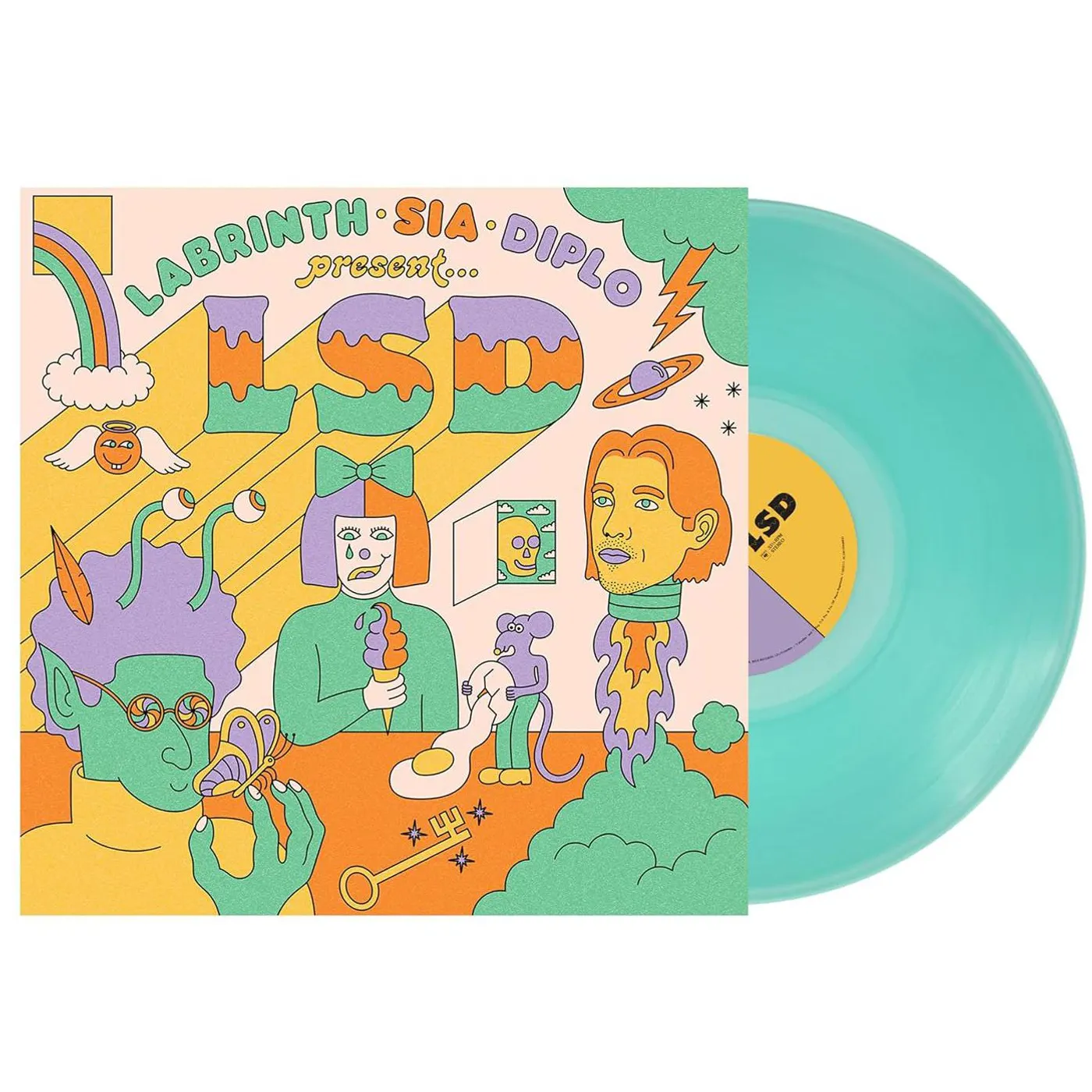 Lsd / Labrinth / Sia / Diplo Presents: LSD -5th Anniversary Edition (Green, Anniversary Edition, Alternate Cover) Vinyl Record