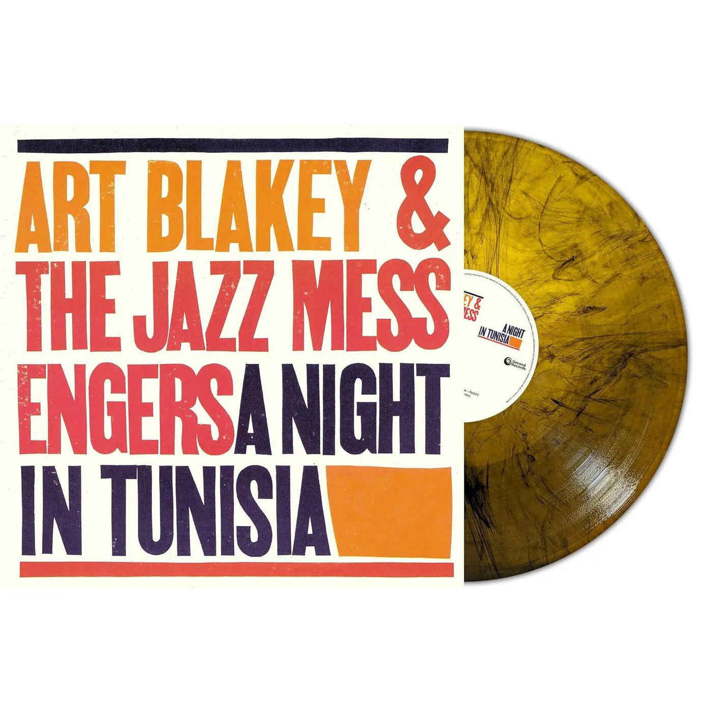 Art Blakey & The Jazz Messengers Night In Tunisia (Orange Marble) Vinyl Record
